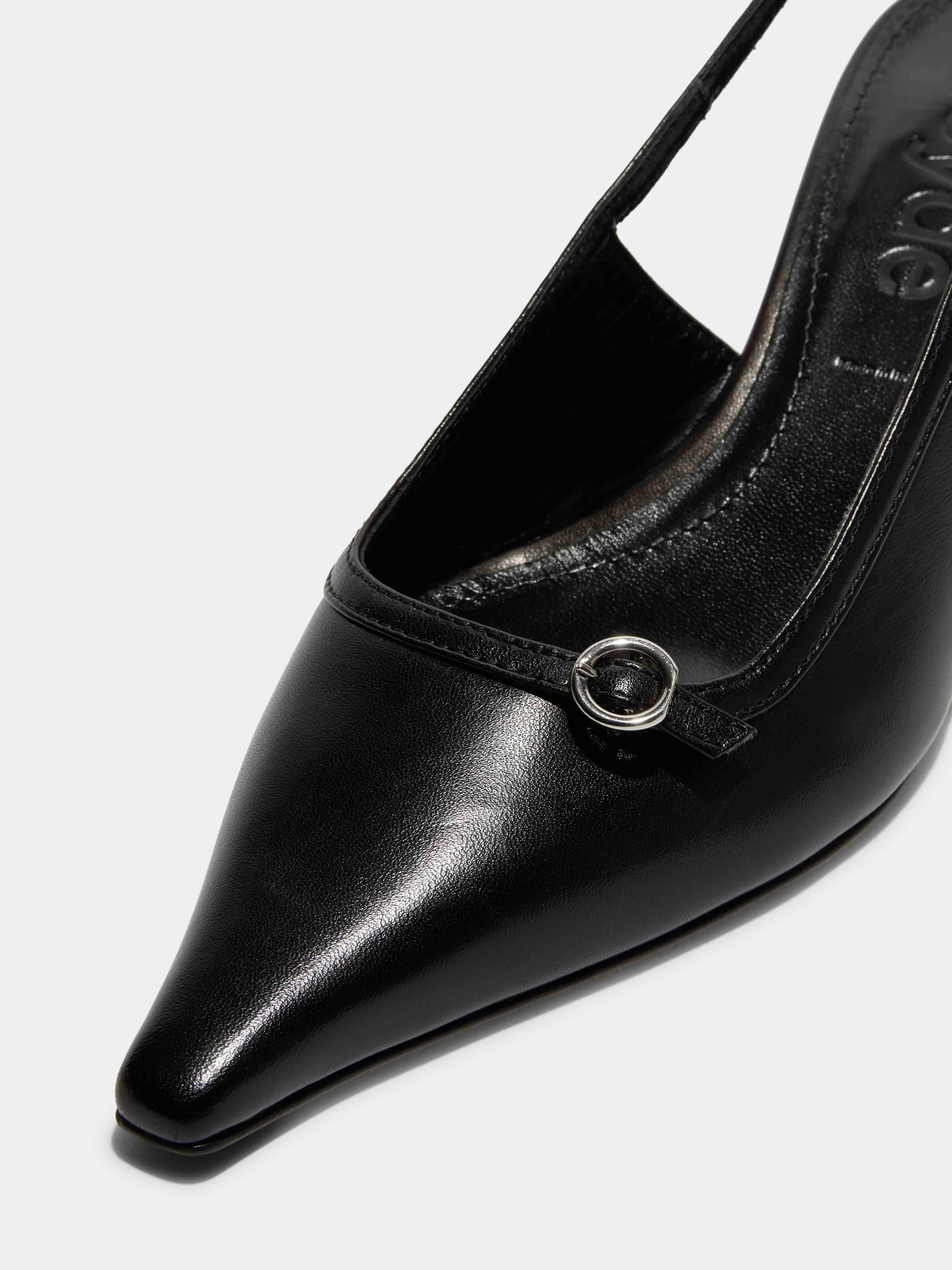 Saba Leather Slingback Pumps sold by Aeyde product image thumbnail 3