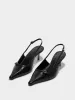 Saba Leather Slingback Pumps sold by Aeyde