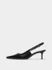 Saba Leather Slingback Pumps sold by Aeyde
