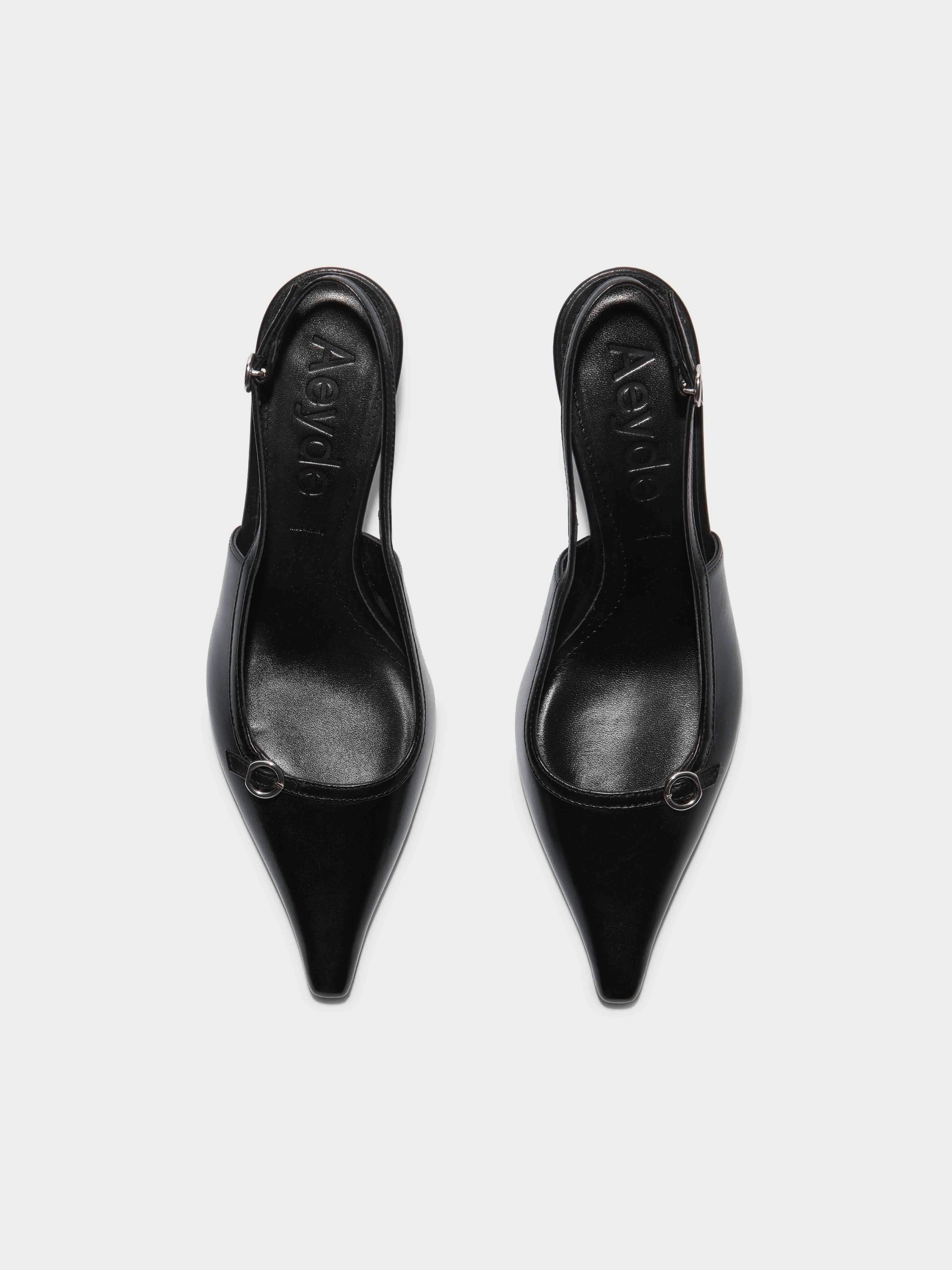Saba Leather Slingback Pumps sold by Aeyde product image thumbnail 5