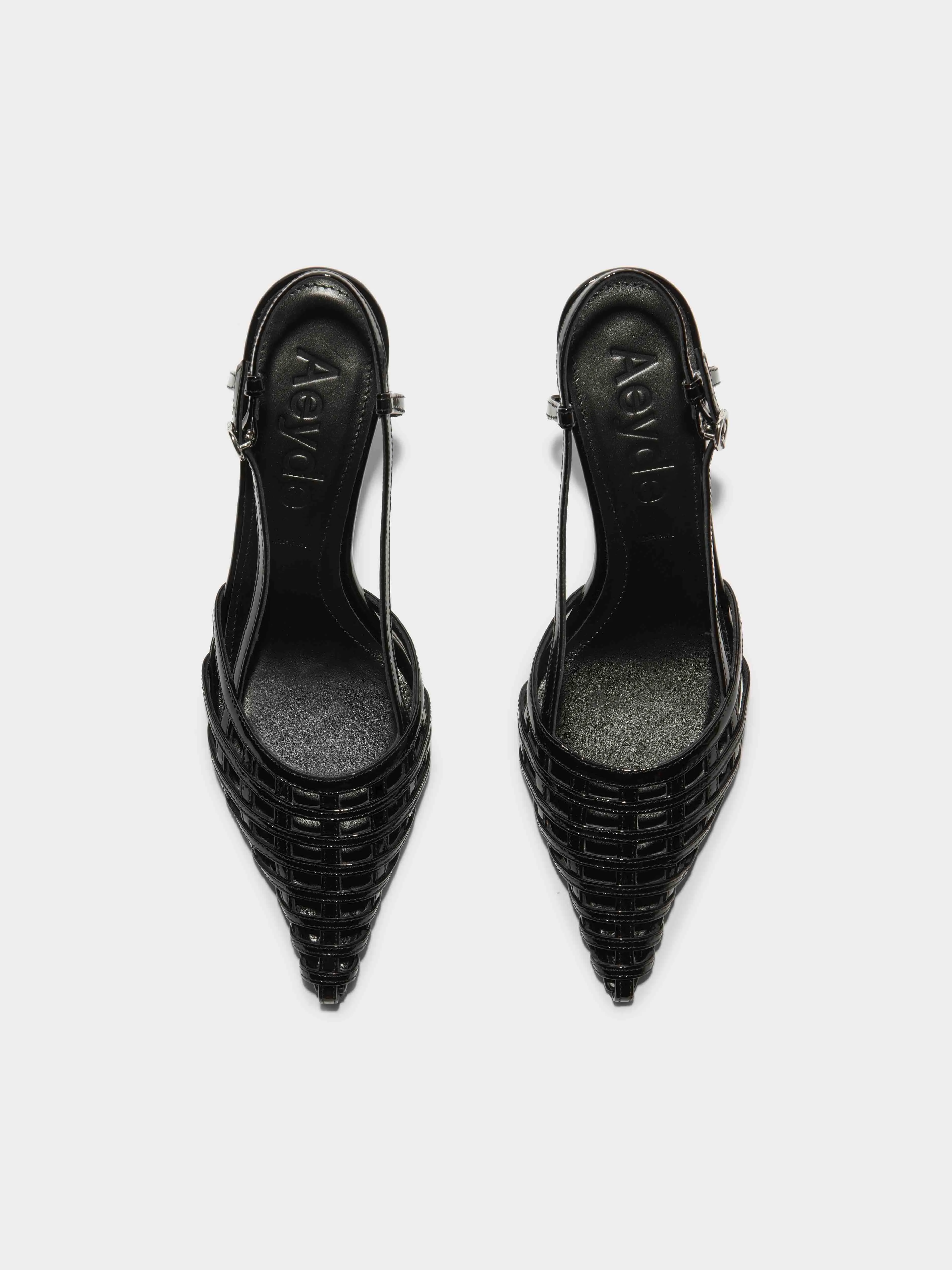 Helit Leather Slingback Pumps sold by Aeyde product image thumbnail 5