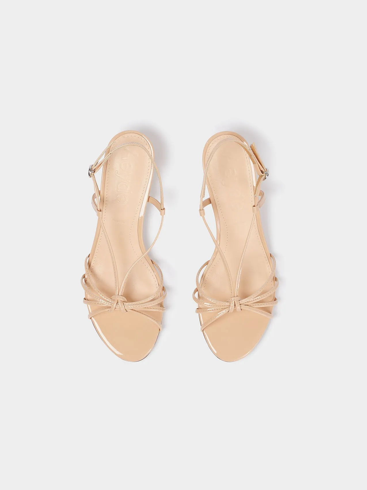 Rhonda Leather Kitten-Heel Sandals sold by Aeyde product image thumbnail 4