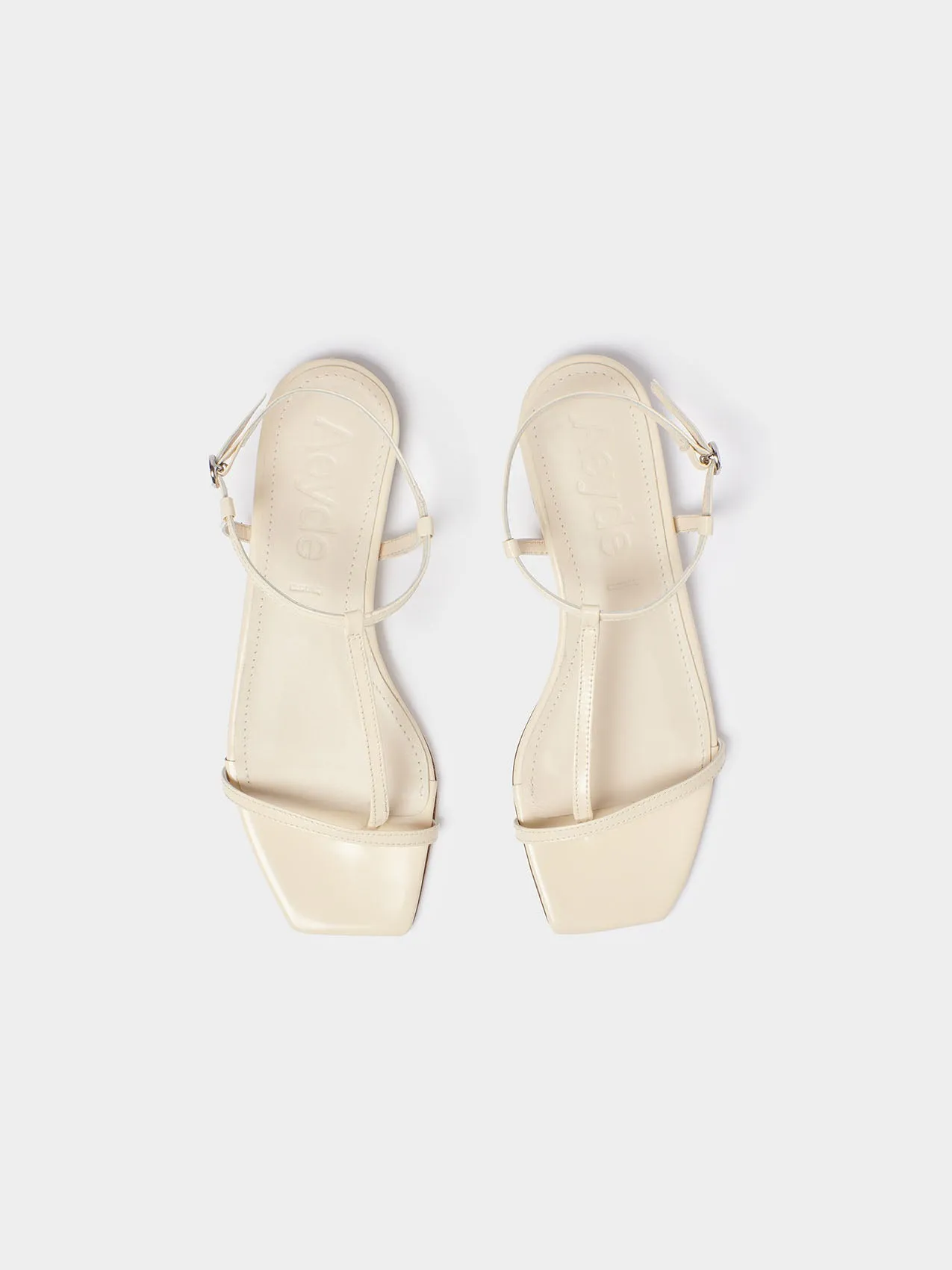 Artis Leather T-Bar Sandals sold by Aeyde product image thumbnail 4