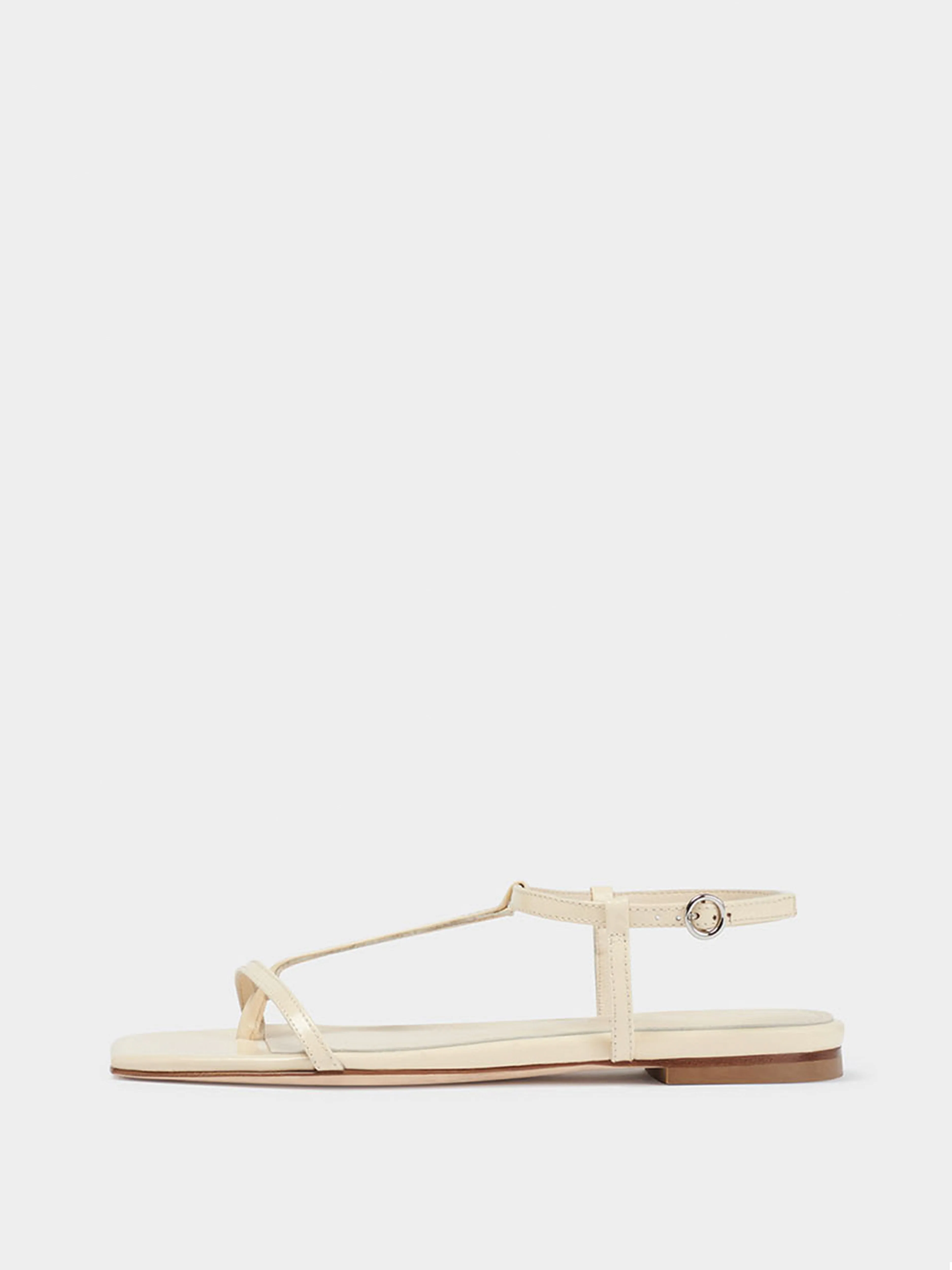 Artis Leather T-Bar Sandals sold by Aeyde