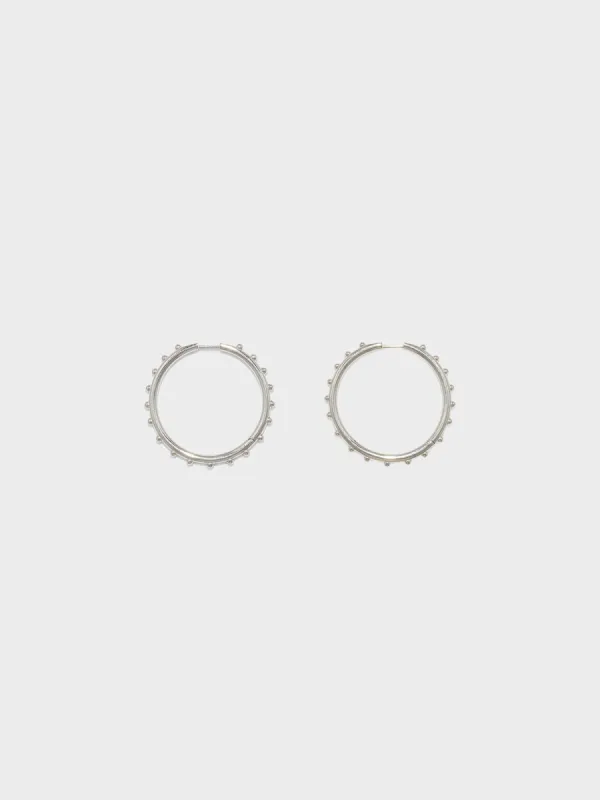 Otis Palladium-Plated Hoop Earrings sold by Aeyde