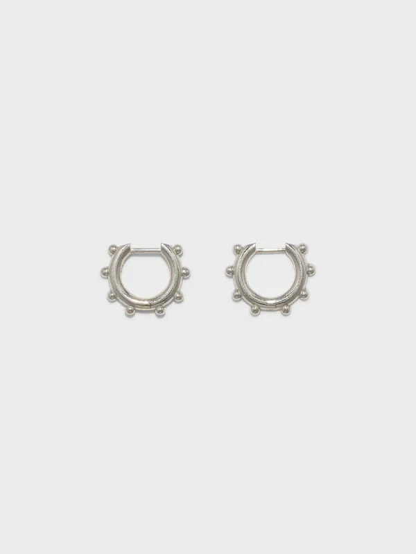 Ozzy Palladium-Plated Hoop Earrings made by Aeyde