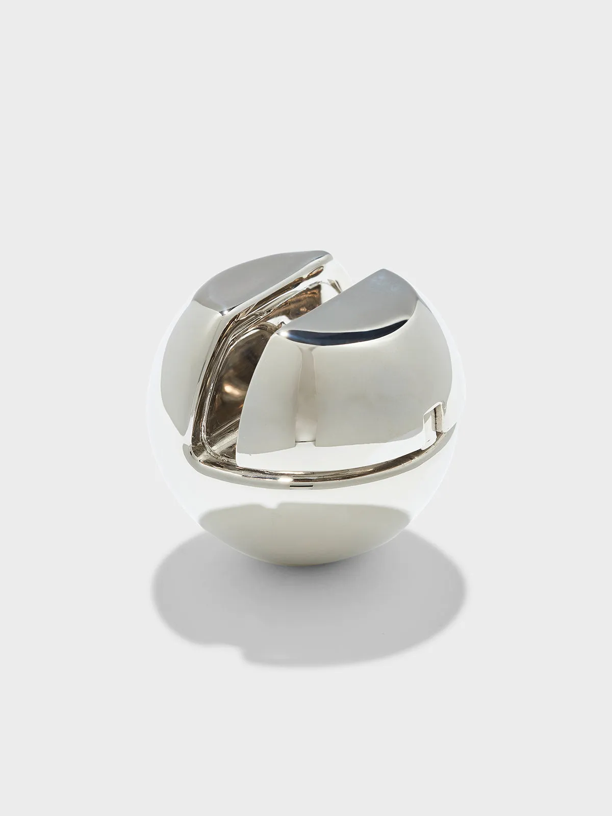 Alice Large Palladium-Plated Earrings sold by Aeyde product image thumbnail 3