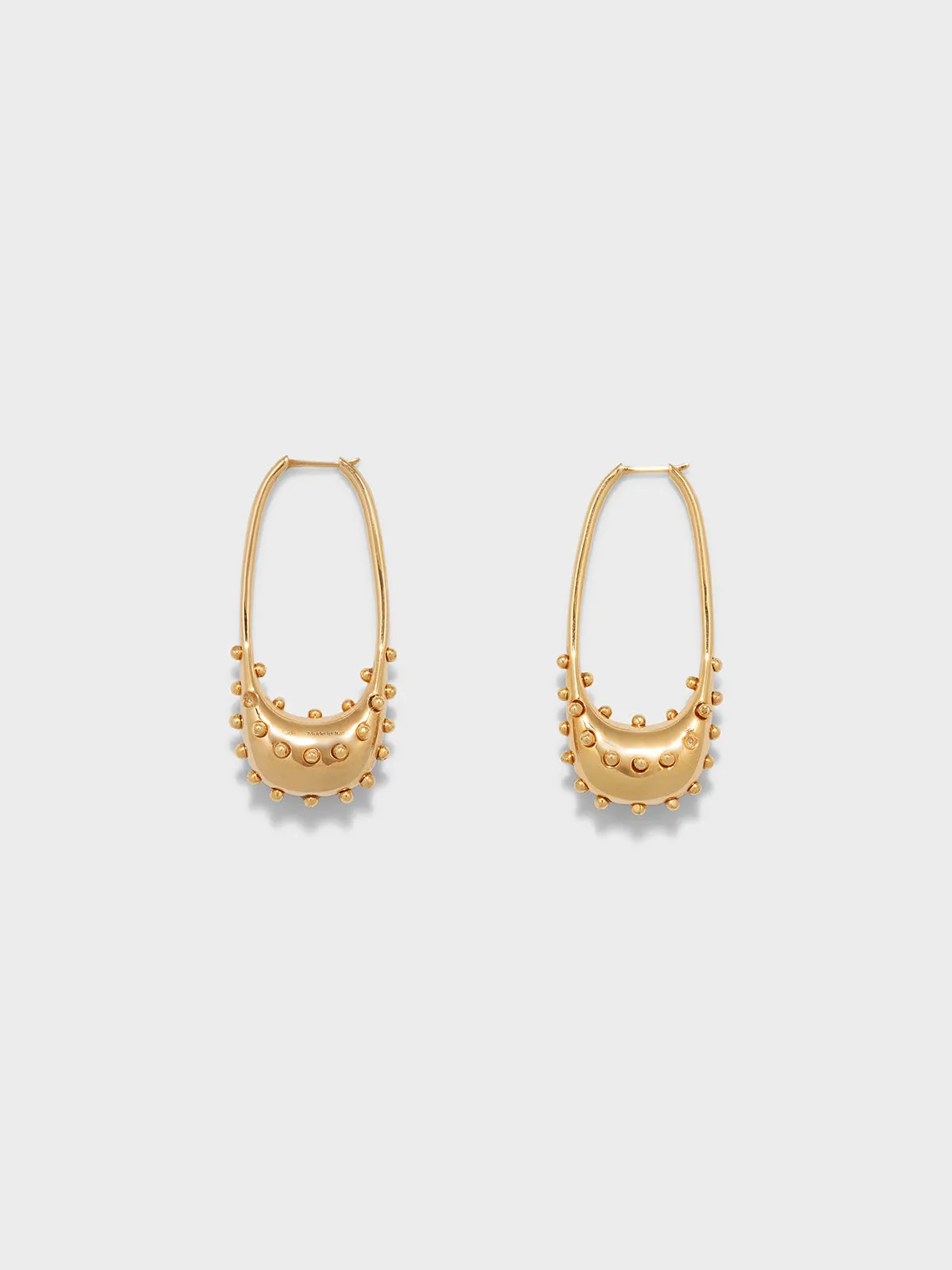 Ellen 18kt Gold-Plated Hoop Earrings sold by Aeyde product image thumbnail 2