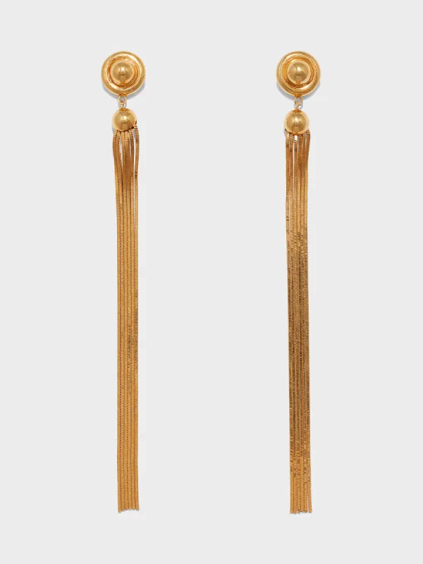 Lametta 18kt Gold-Plated Drop Earrings sold by Aeyde