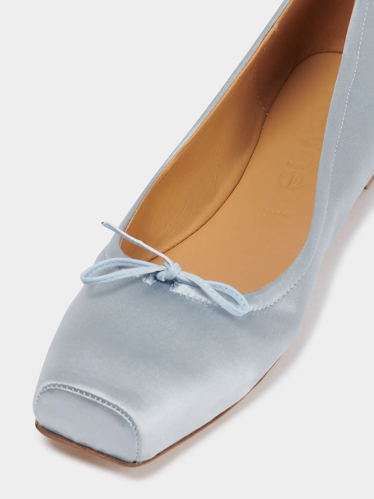 Gabriella Satin Ballet Flats sold by Aeyde product image thumbnail 3