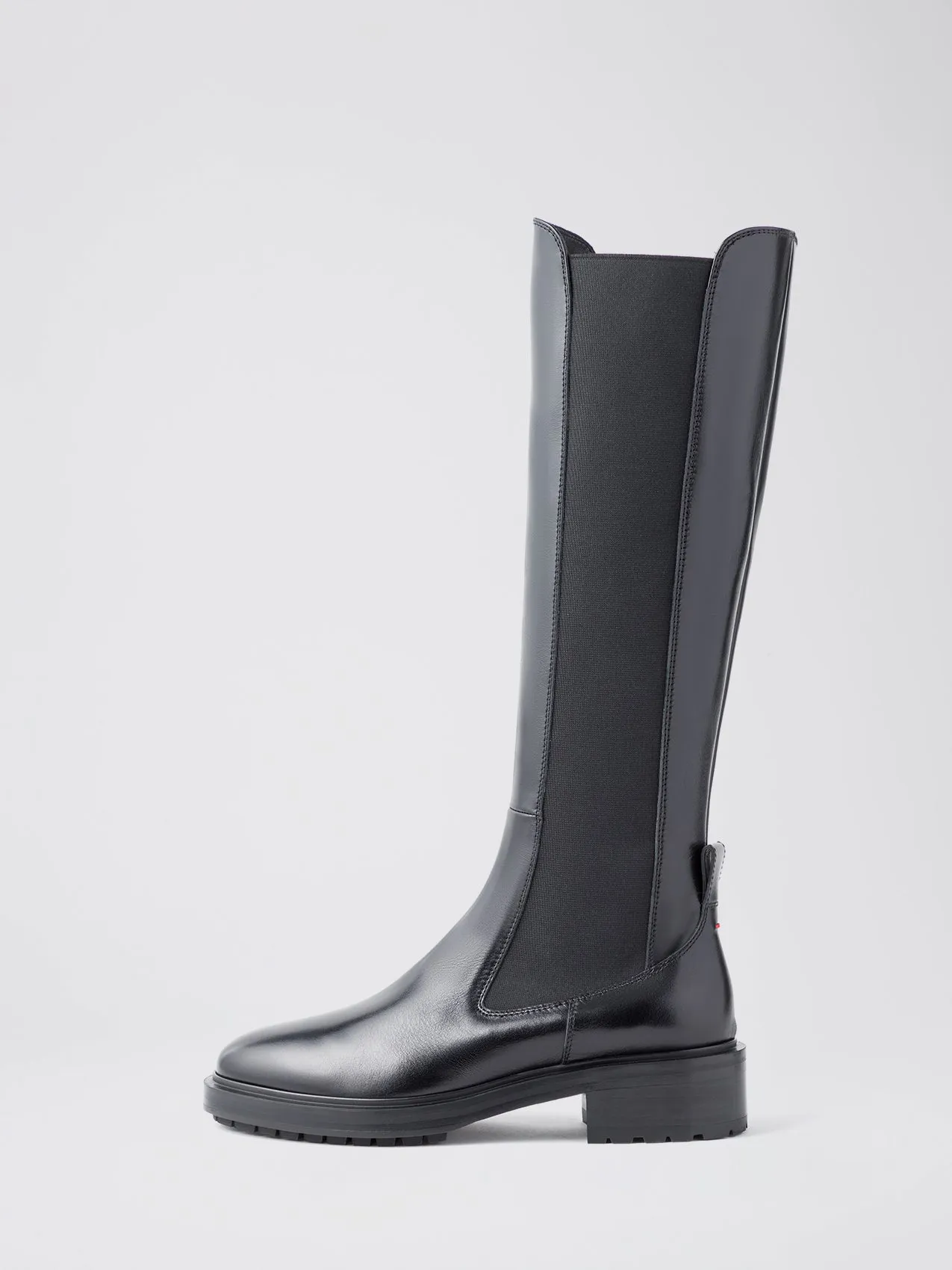 Blanca Leather Knee-High Chelsea Boots sold by Aeyde product image thumbnail 3