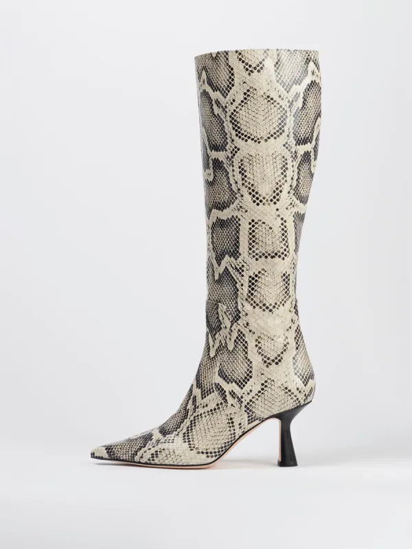 Esme Leather Knee-High Boots made by Aeyde