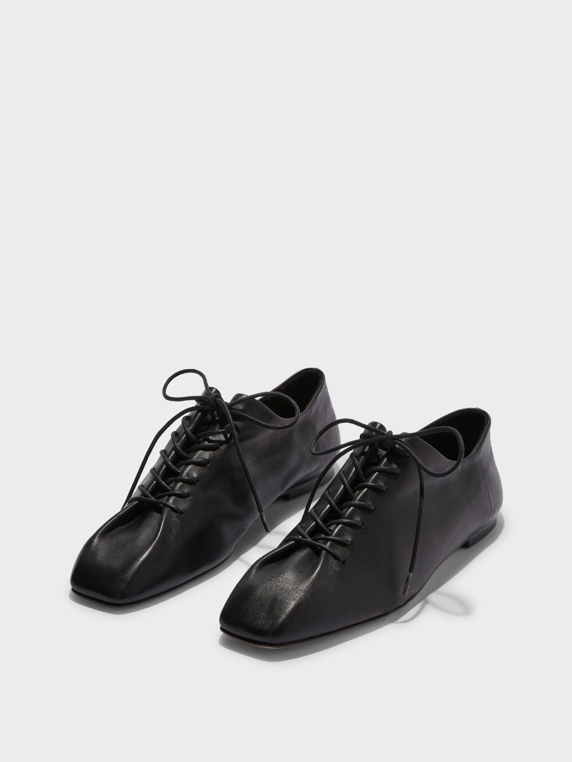 Isla Leather Lace-up Flats sold by Aeyde product image thumbnail 2