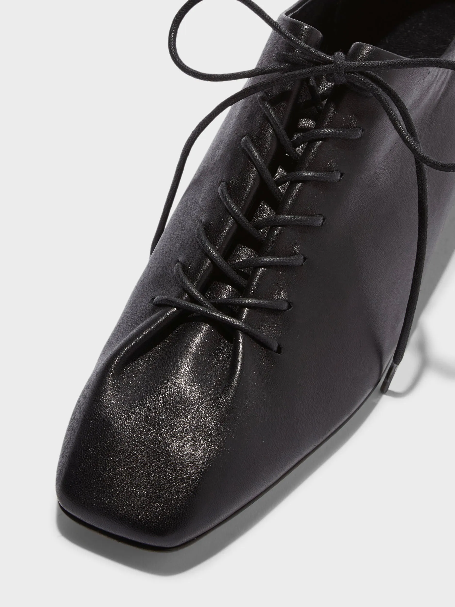 Isla Leather Lace-up Flats sold by Aeyde product image thumbnail 3