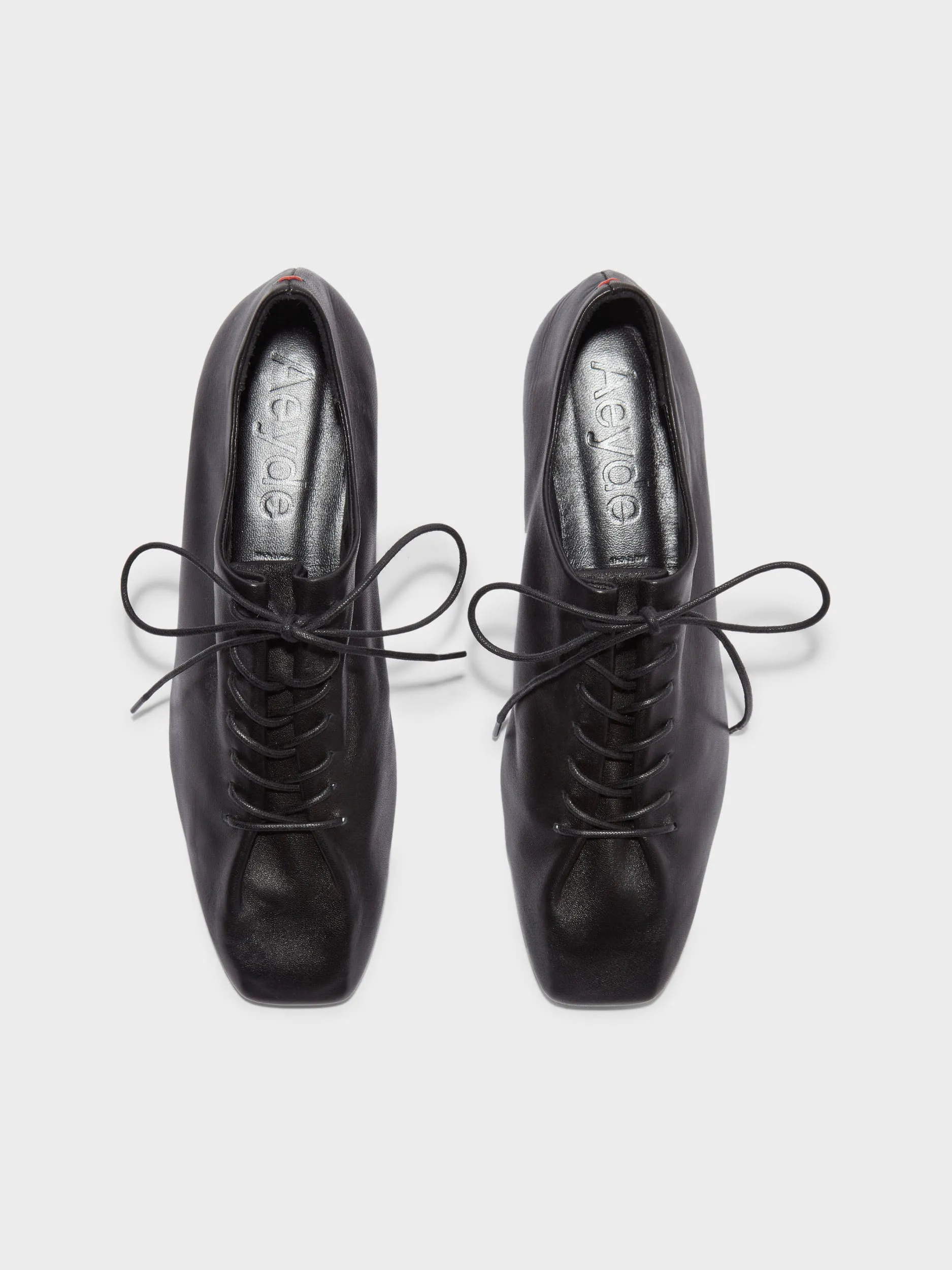 Isla Leather Lace-up Flats sold by Aeyde product image thumbnail 5