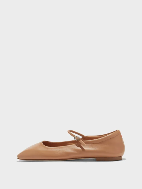 Uma Leather Mary-Janes Flats sold by Aeyde