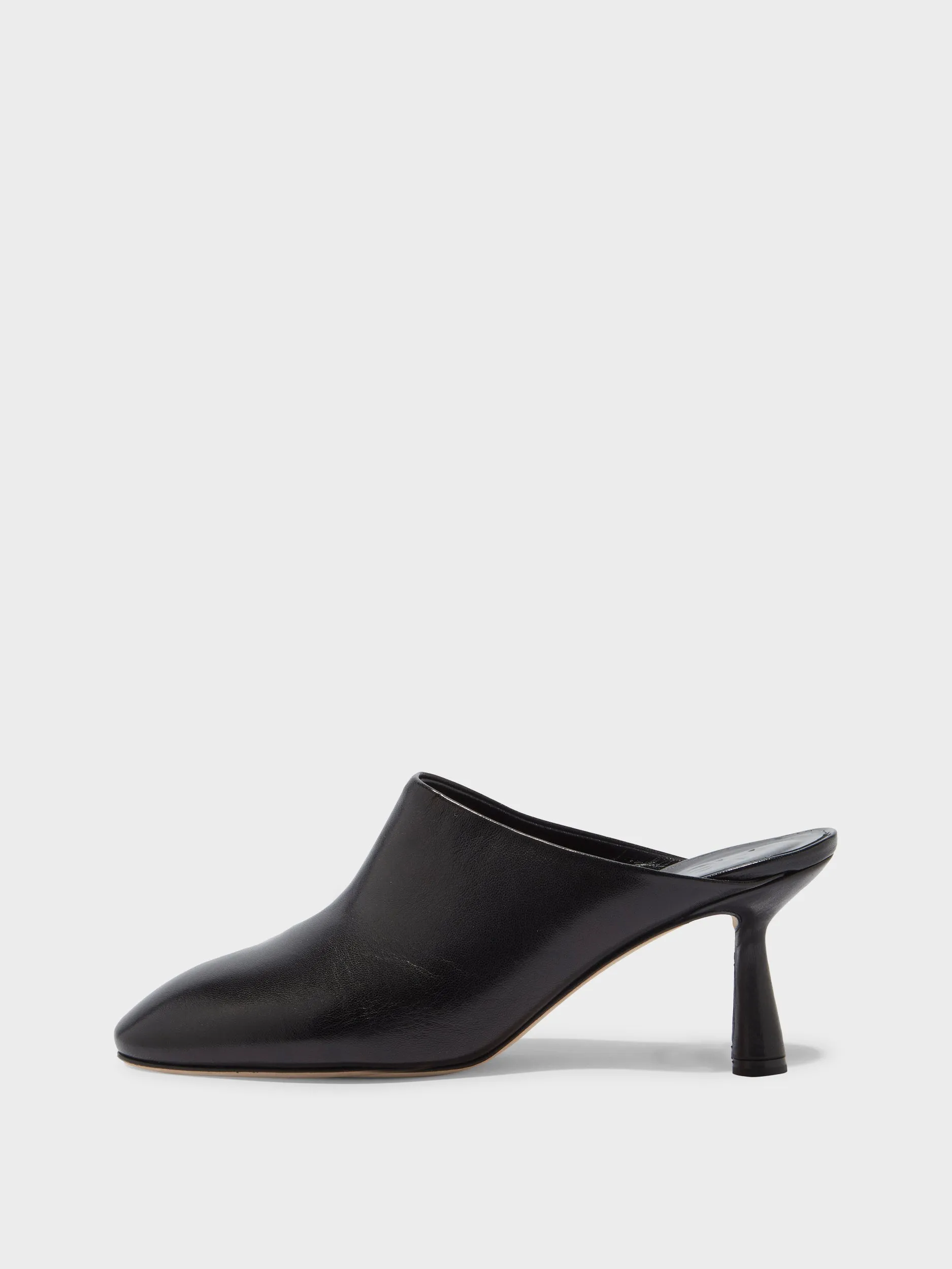 Mila Leather Mule Pumps sold by Aeyde