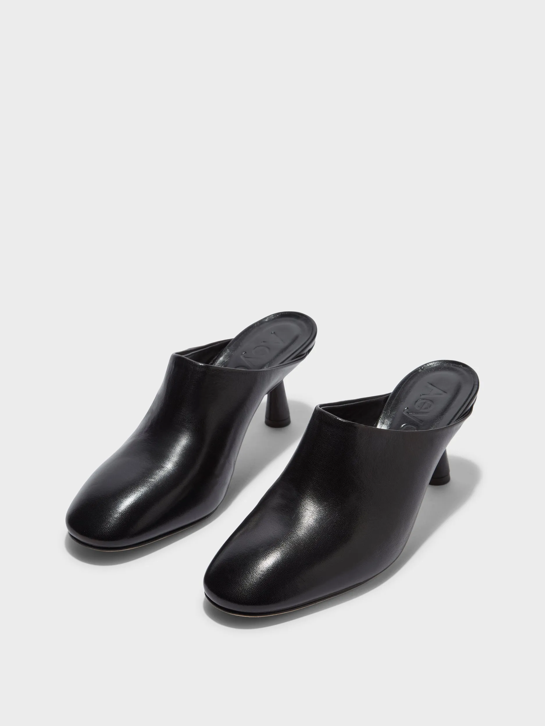 Mila Leather Mule Pumps sold by Aeyde product image thumbnail 2
