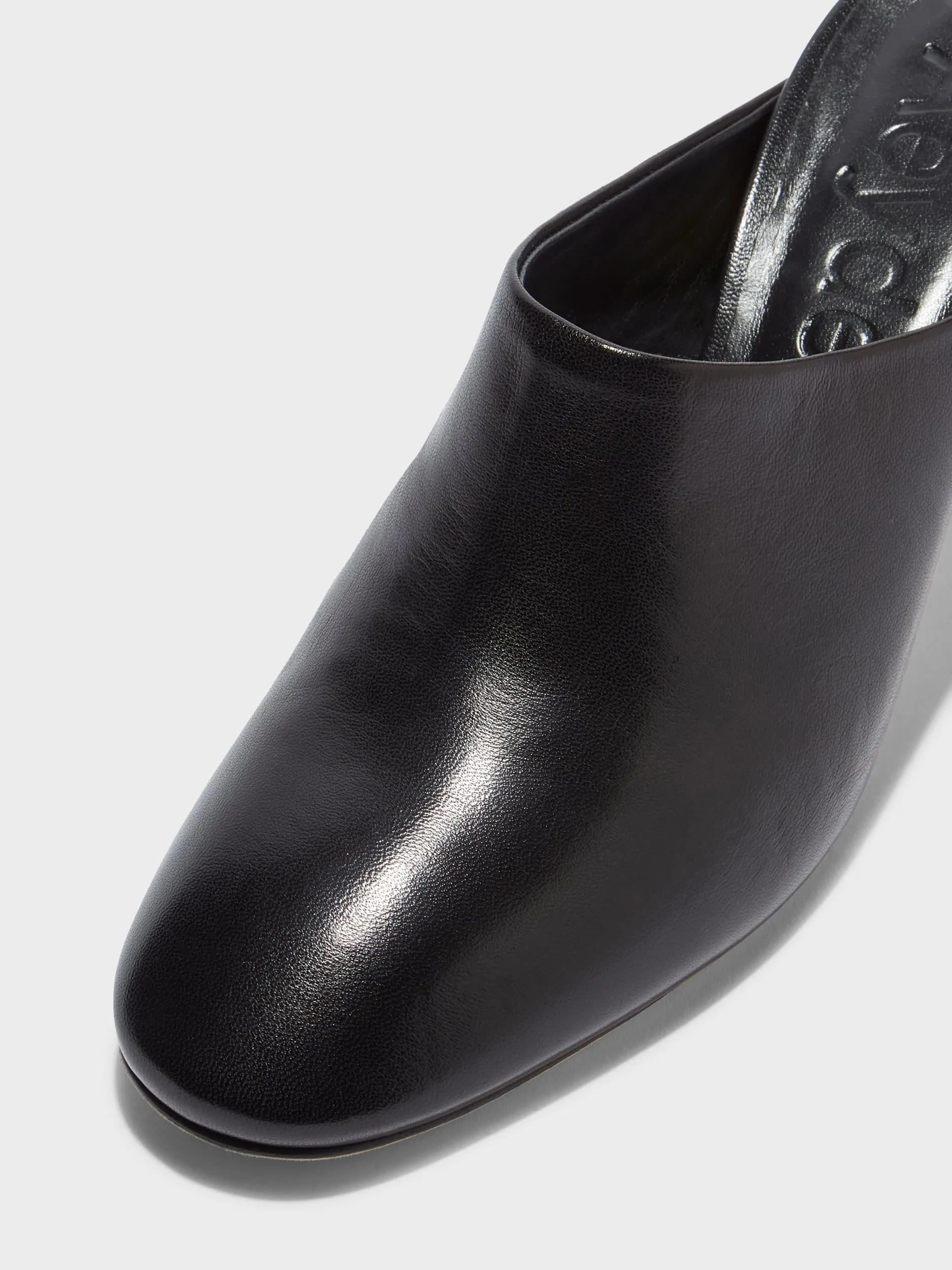 Mila Leather Mule Pumps sold by Aeyde product image thumbnail 3