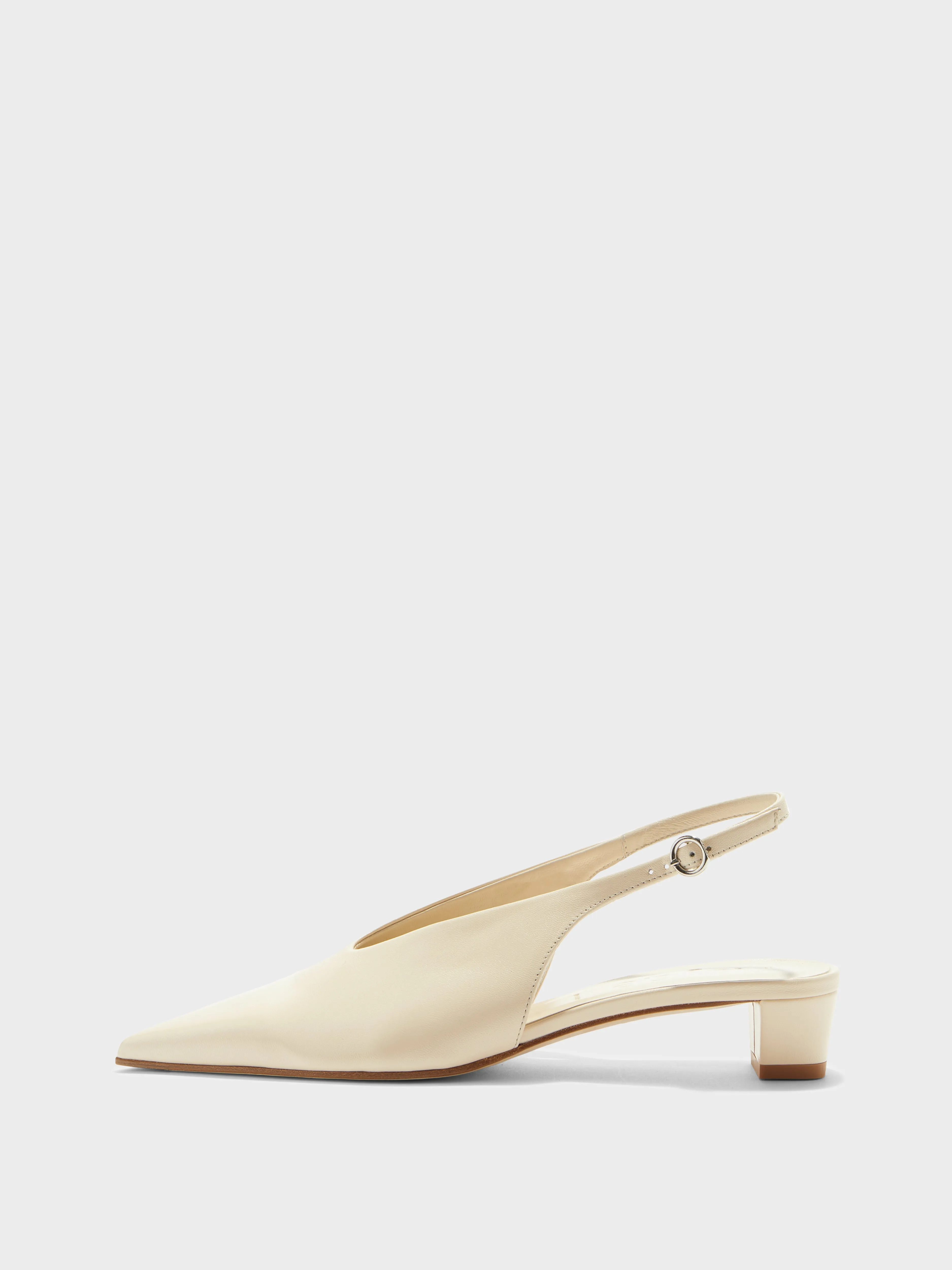 Oti Leather Slingback Pumps sold by Aeyde