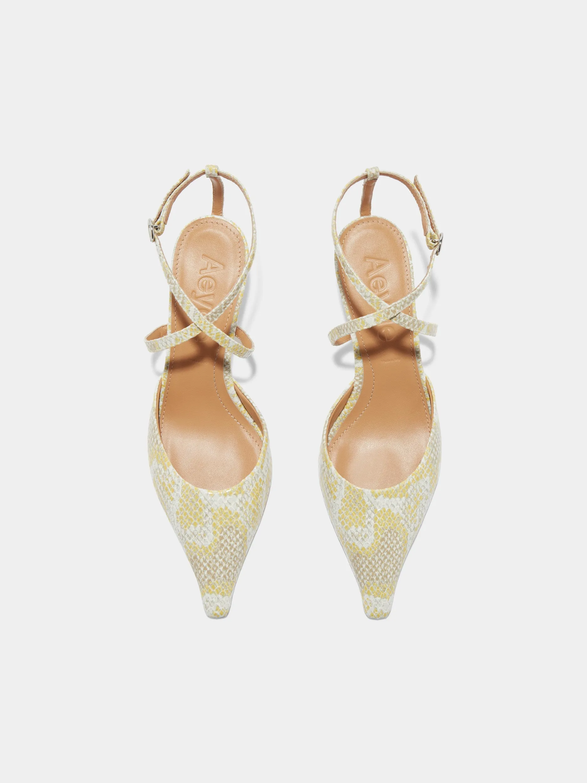 Salome Leather Stiletto Pumps sold by Aeyde product image thumbnail 5