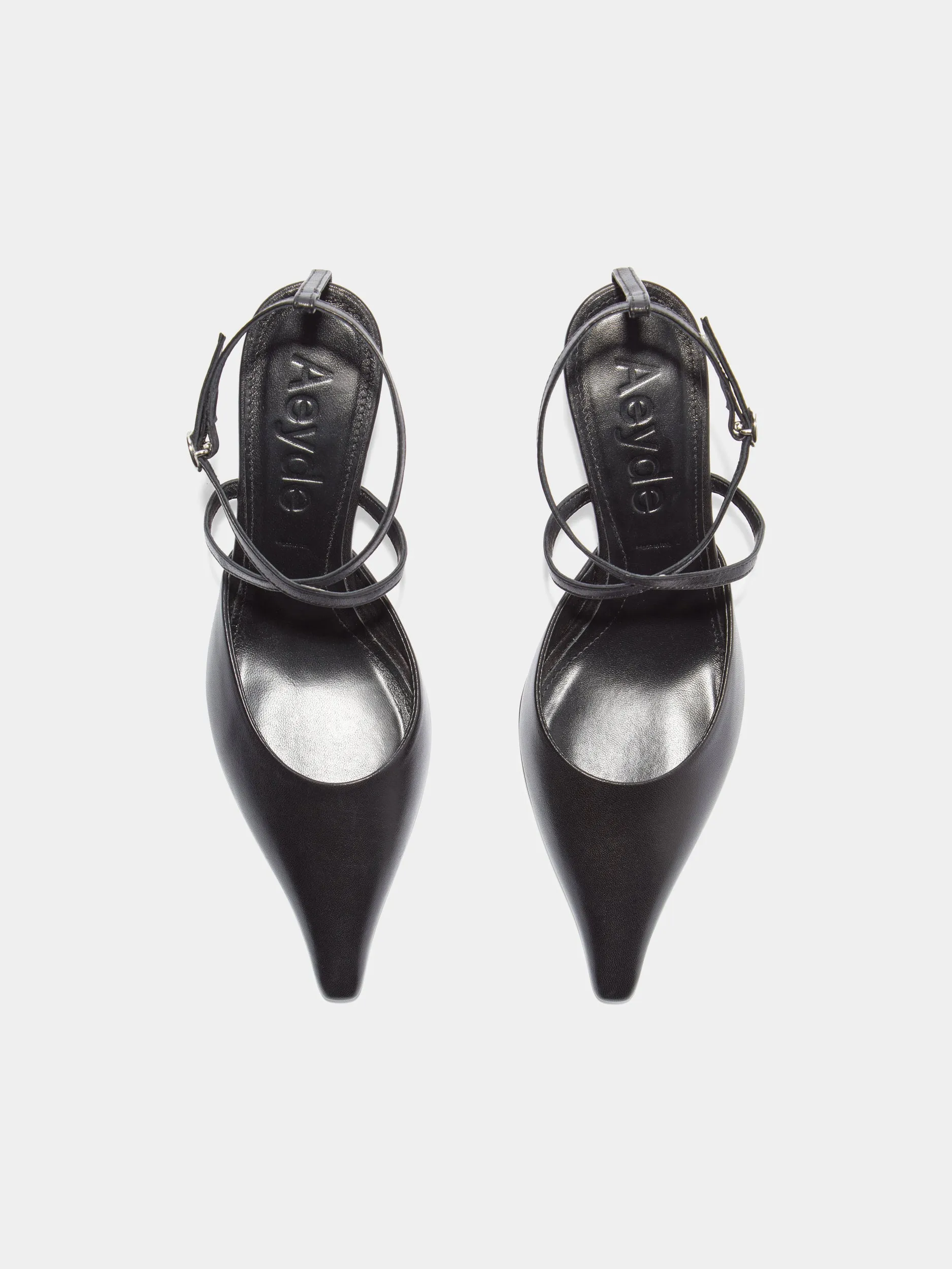 Salome Leather Stiletto Pumps sold by Aeyde product image thumbnail 5