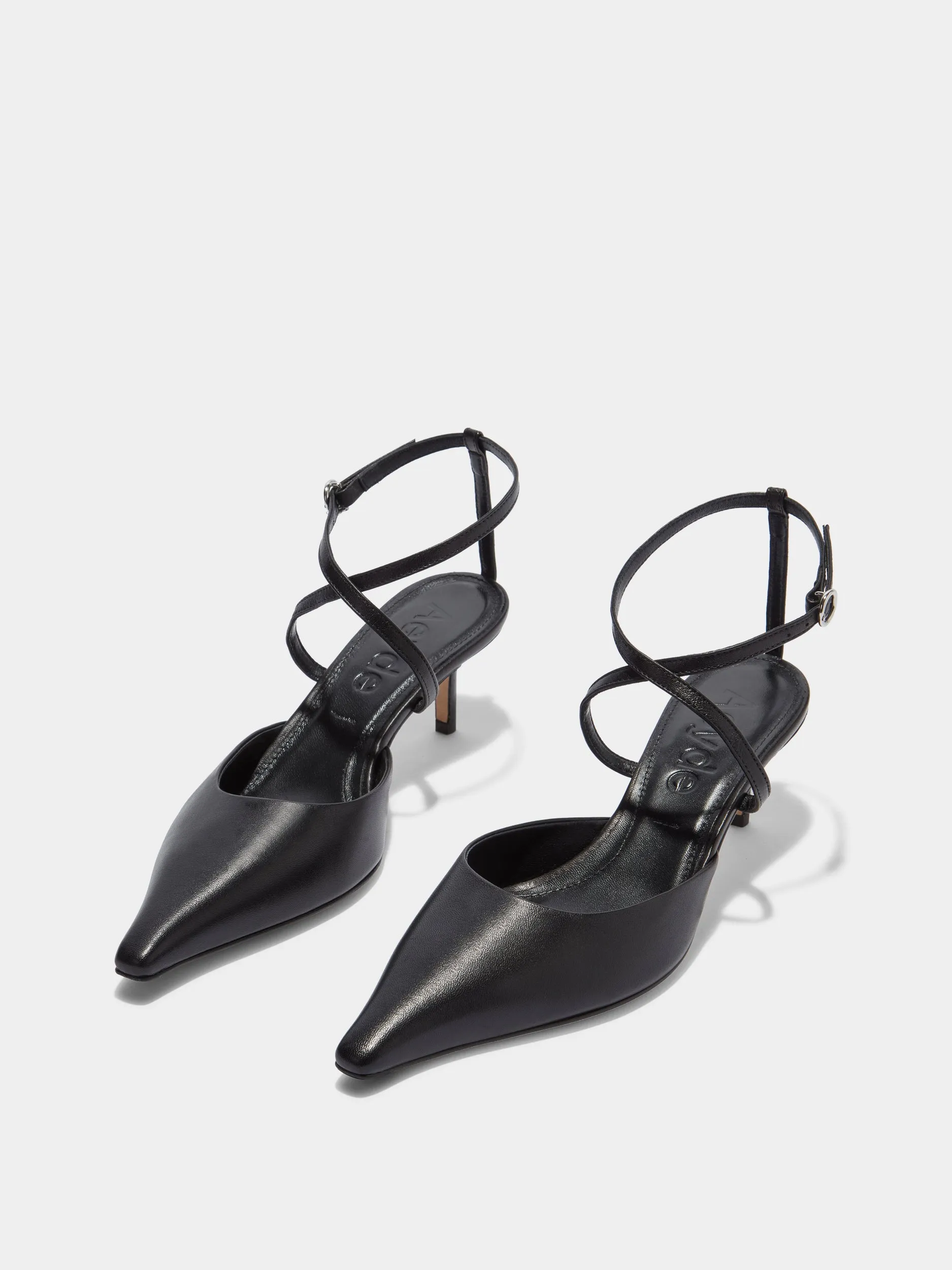 Salome Leather Stiletto Pumps sold by Aeyde product image thumbnail 2