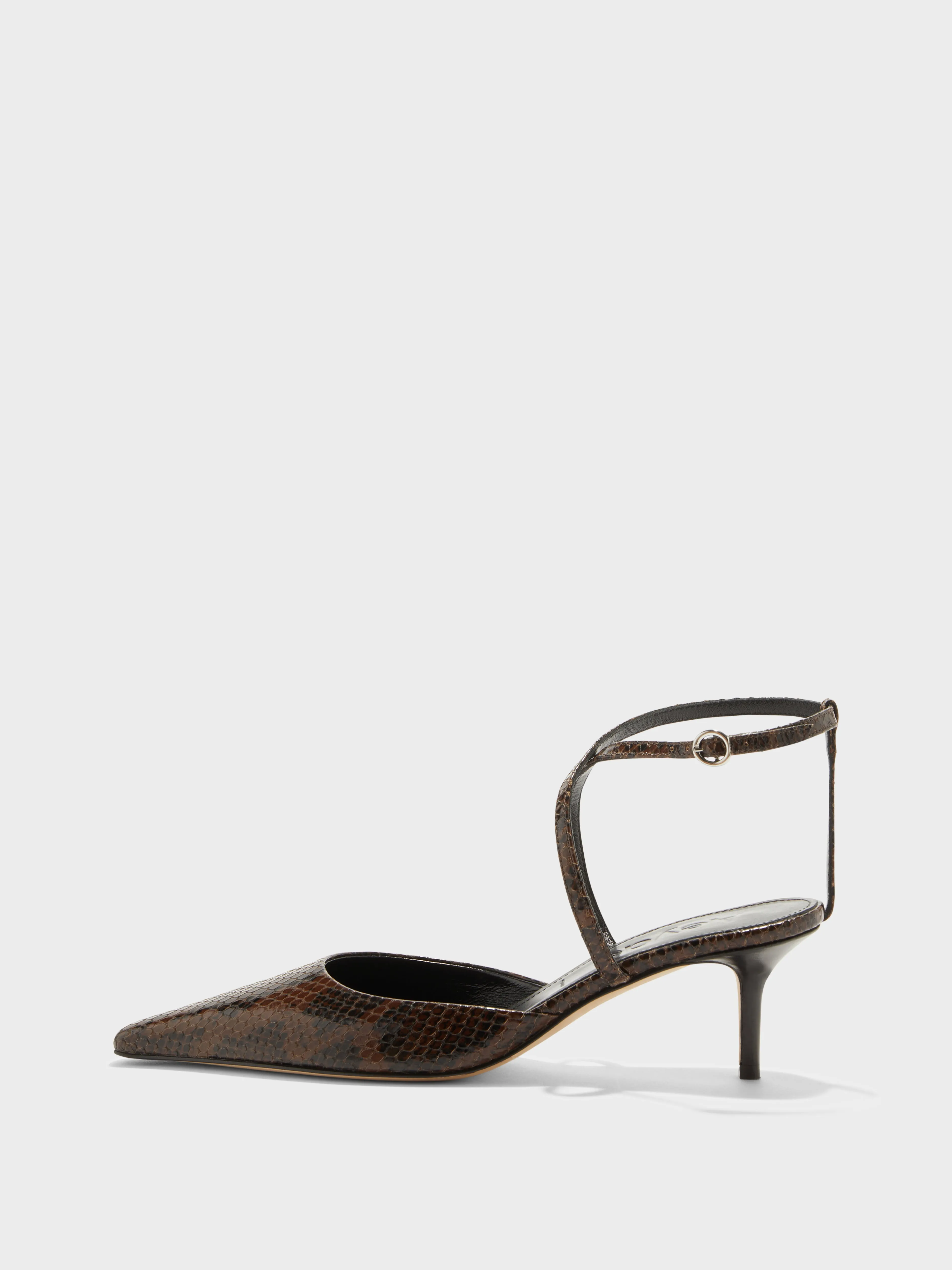 Salome Leather Stiletto Pumps sold by Aeyde