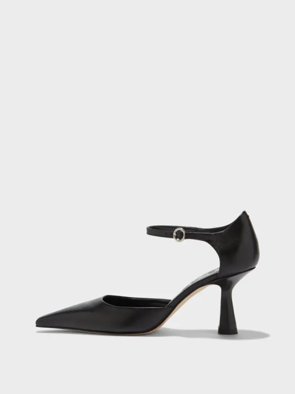 Salvi Leather Ankle Strap Pumps sold by Aeyde