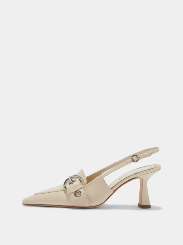Tara Leather Slingback Pumps sold by Aeyde