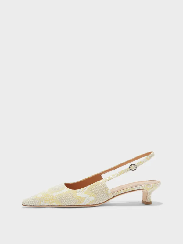 Catrina Leather Slingback Pumps sold by Aeyde