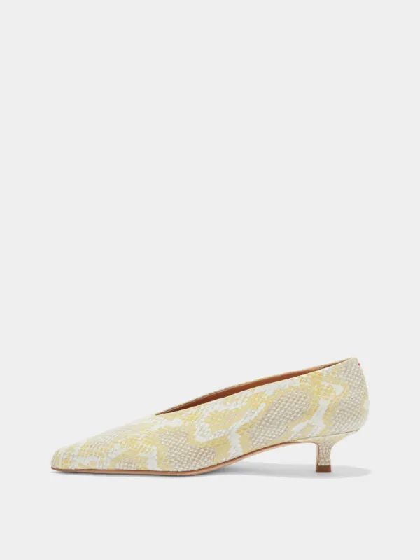 Clara Leather Pumps made by Aeyde