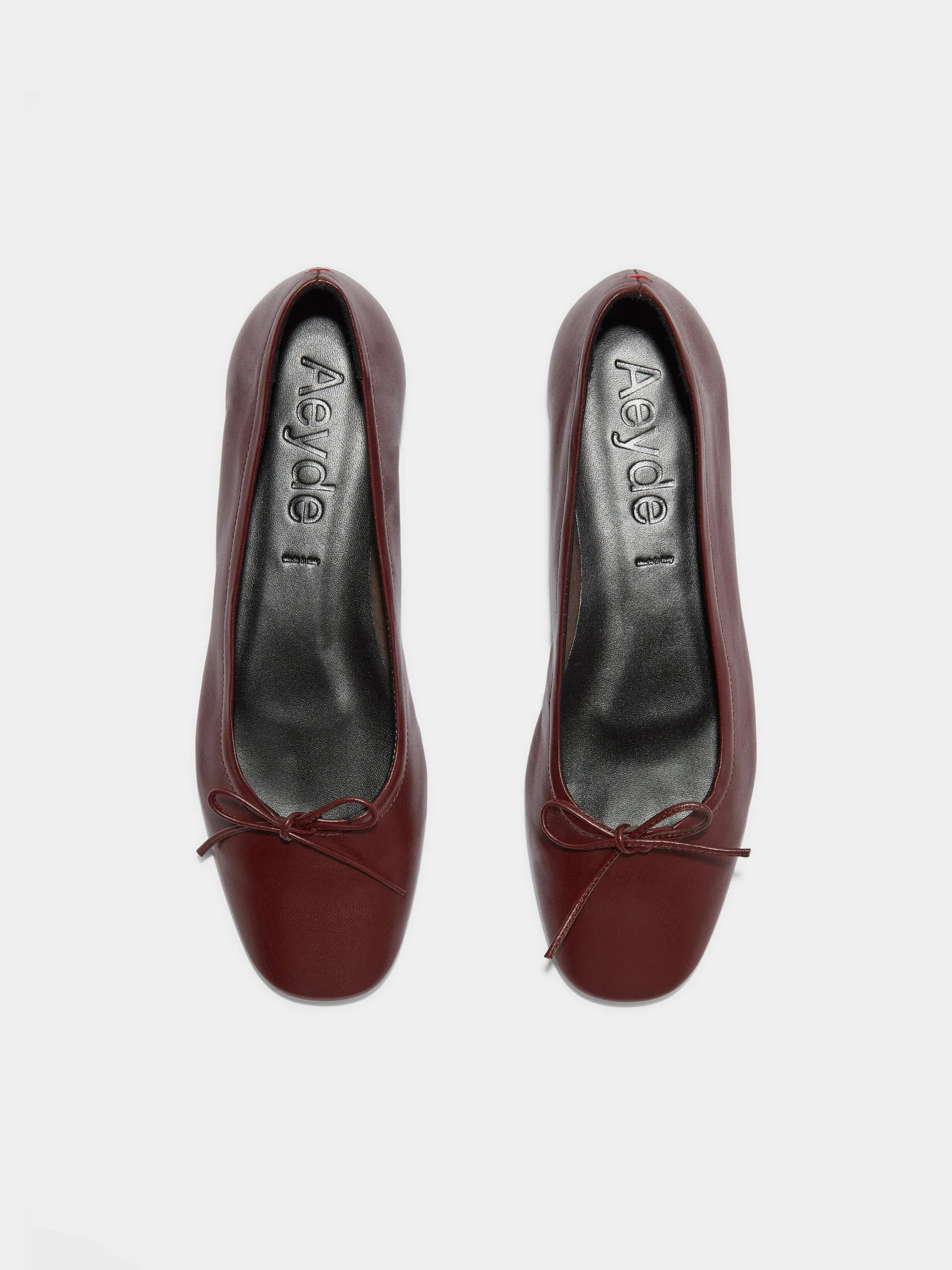 Delfina Leather Ballet Flats sold by Aeyde product image thumbnail 5