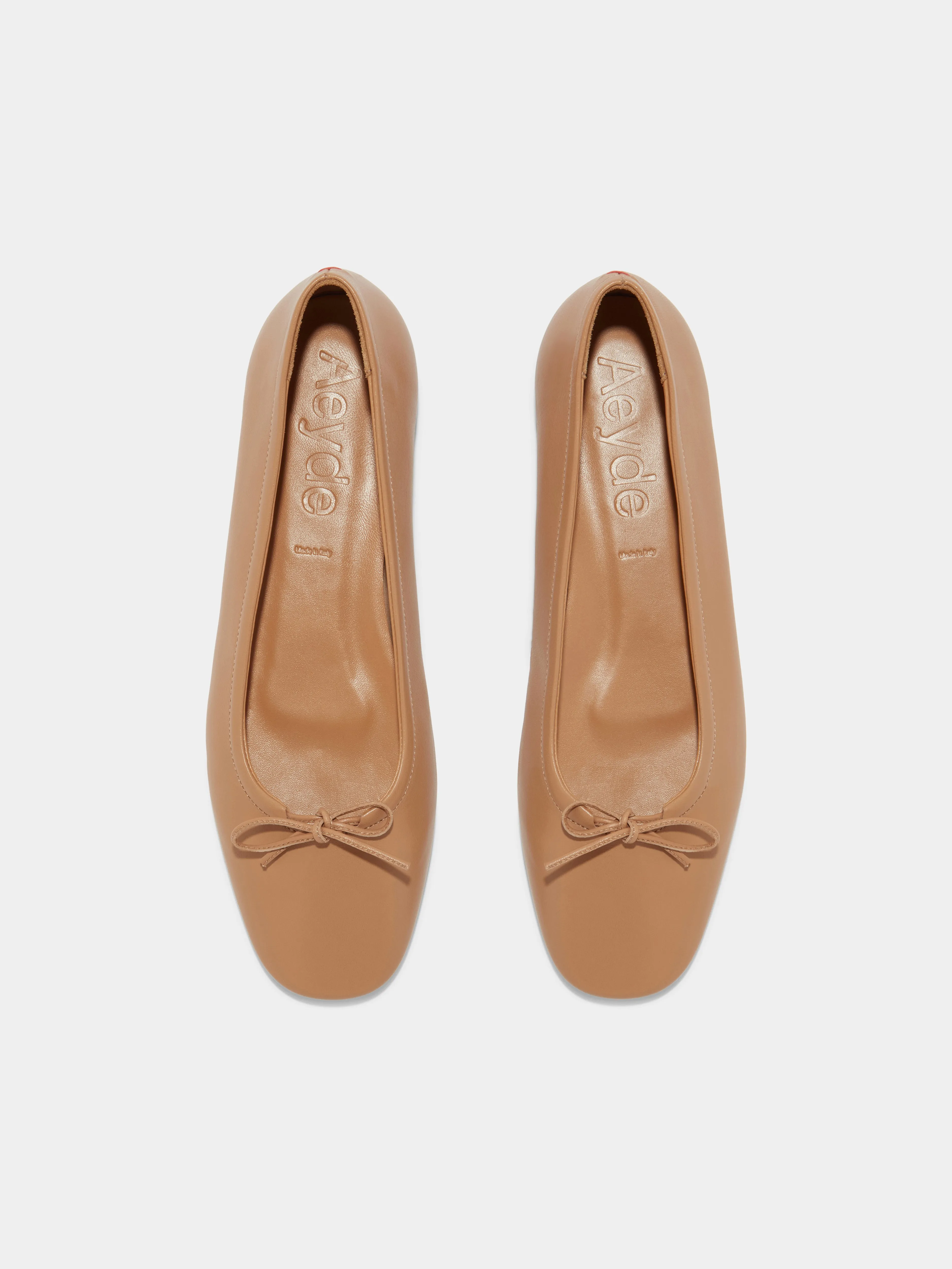 Delfina Leather Ballet Flats sold by Aeyde product image thumbnail 5