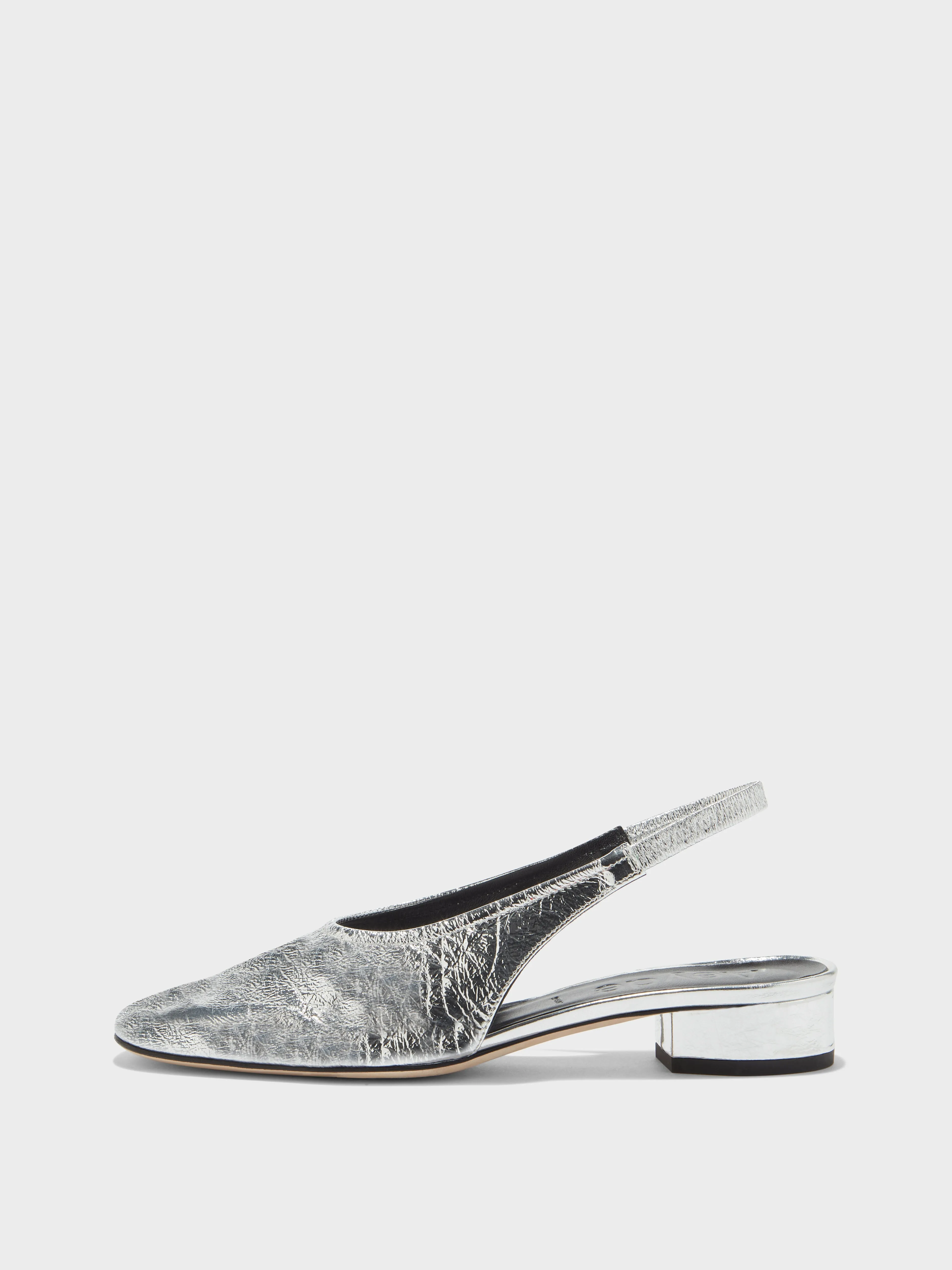 Dua Laminated Leather Slingback sold by Aeyde