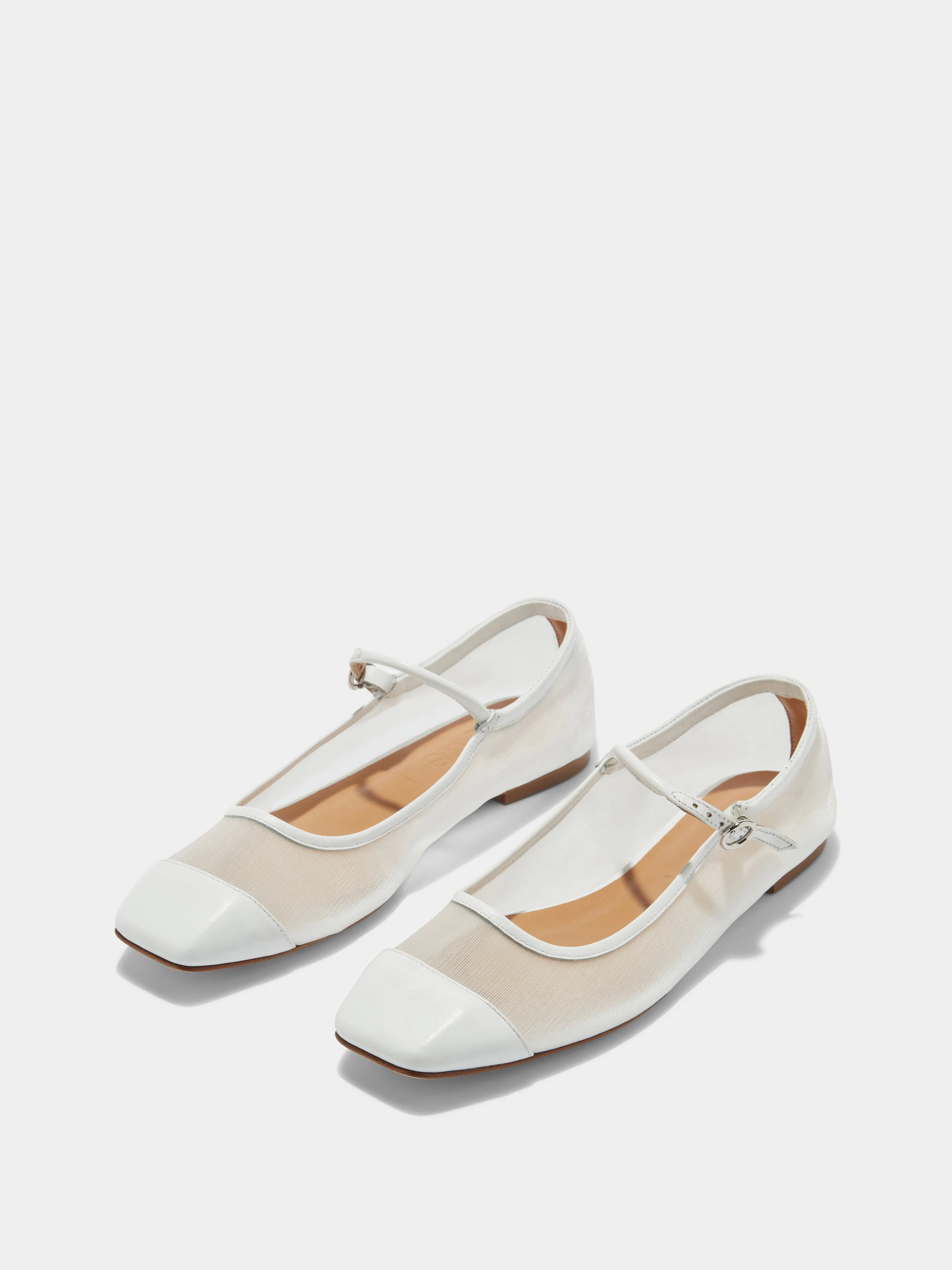 Uma Mesh Toe-Cap Mary-Jane Flats sold by Aeyde product image thumbnail 2
