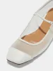 Uma Mesh Toe-Cap Mary-Jane Flats sold by Aeyde