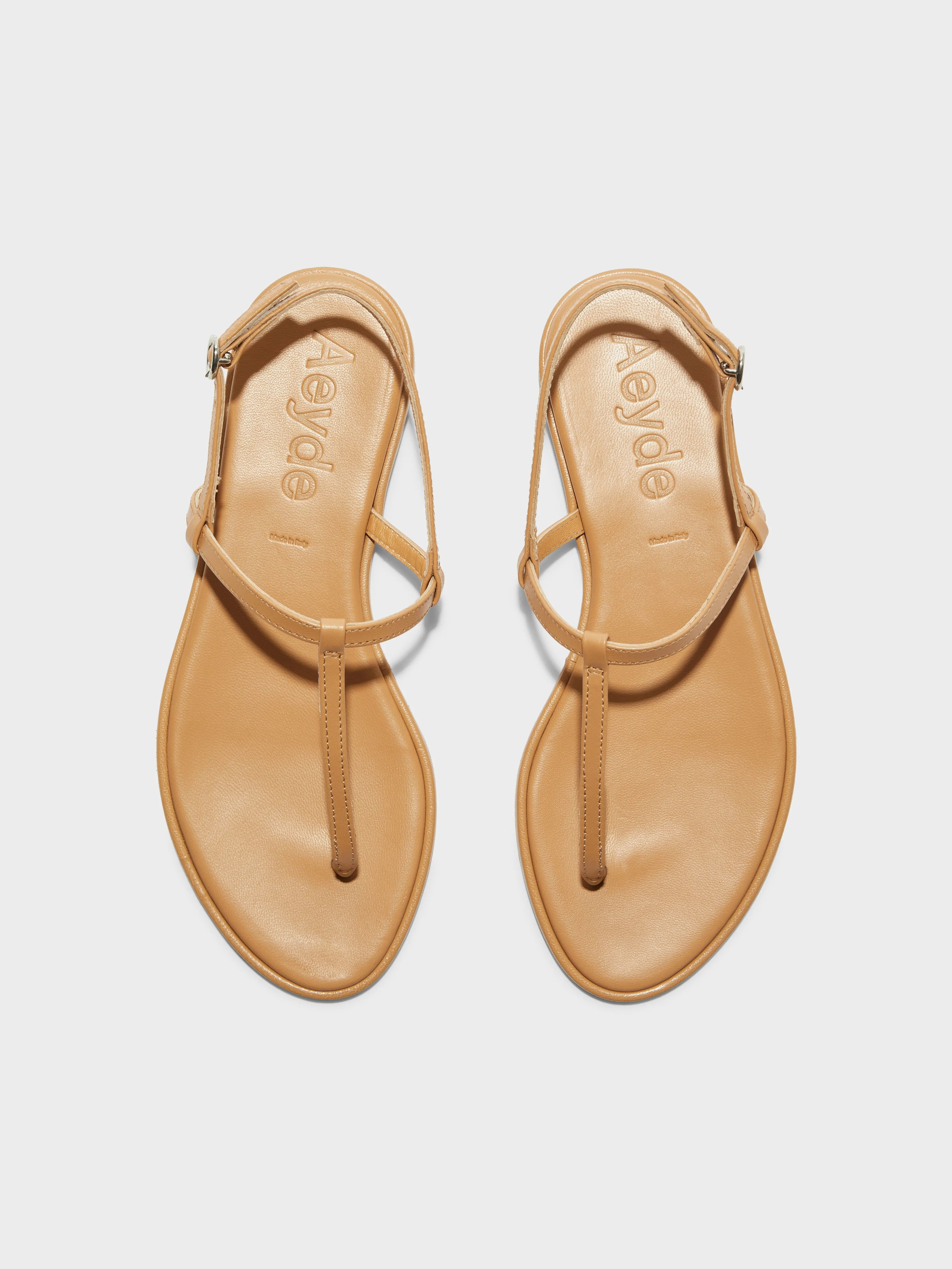 Nala Leather Toe-Post Sandals sold by Aeyde product image thumbnail 5
