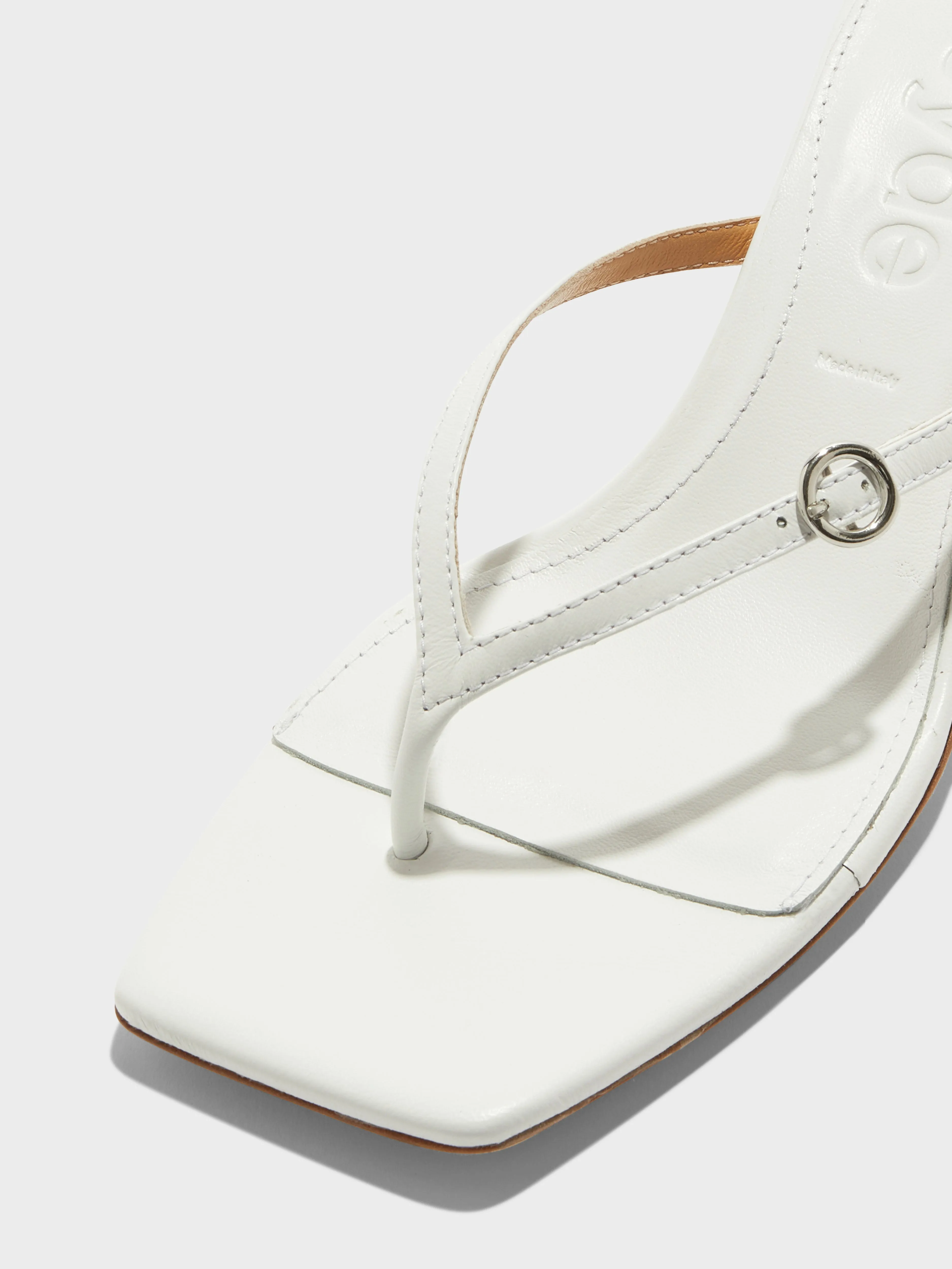 Leigh Leather Toe-Post Sandals sold by Aeyde product image thumbnail 3