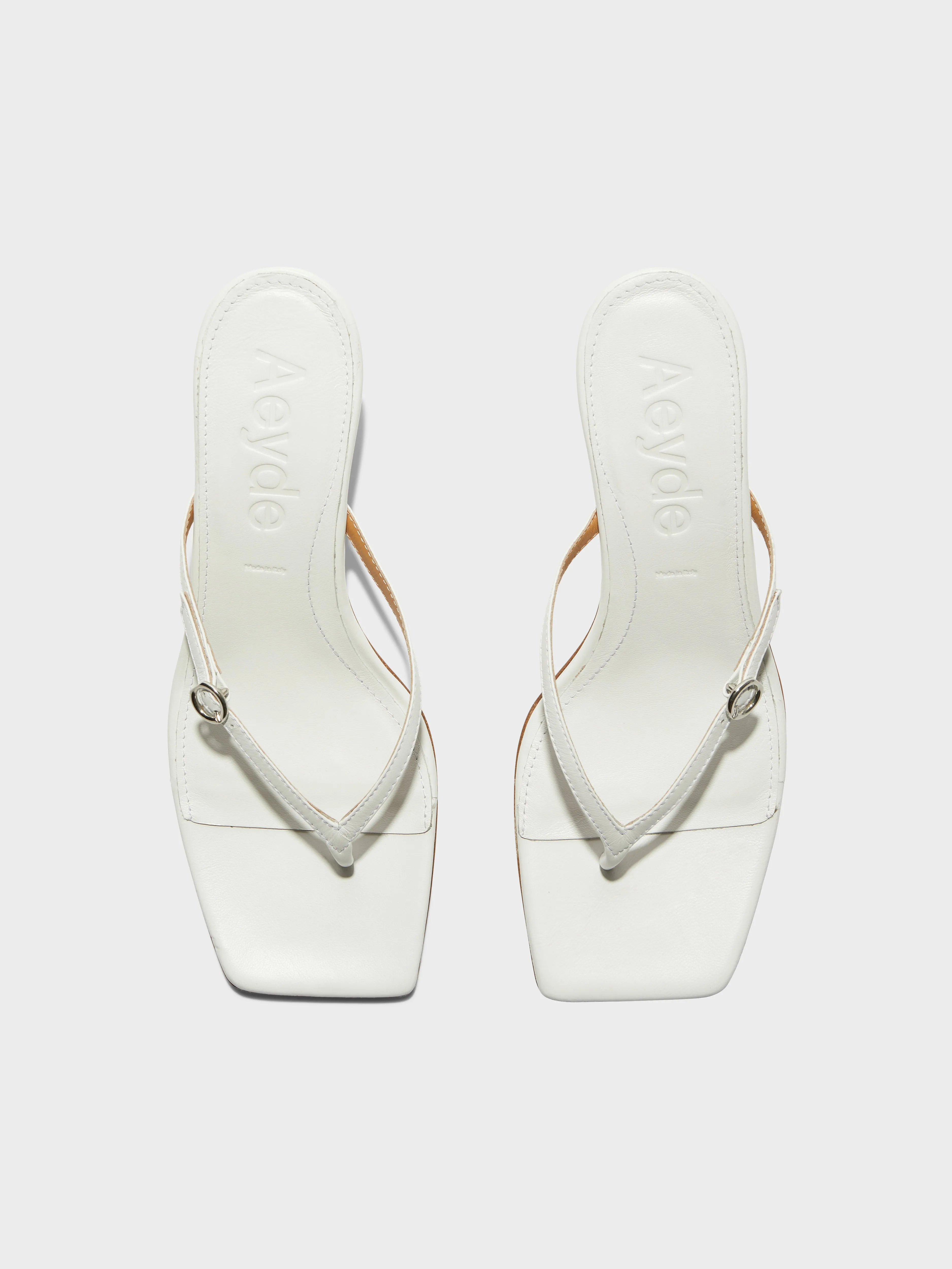 Leigh Leather Toe-Post Sandals sold by Aeyde product image thumbnail 5