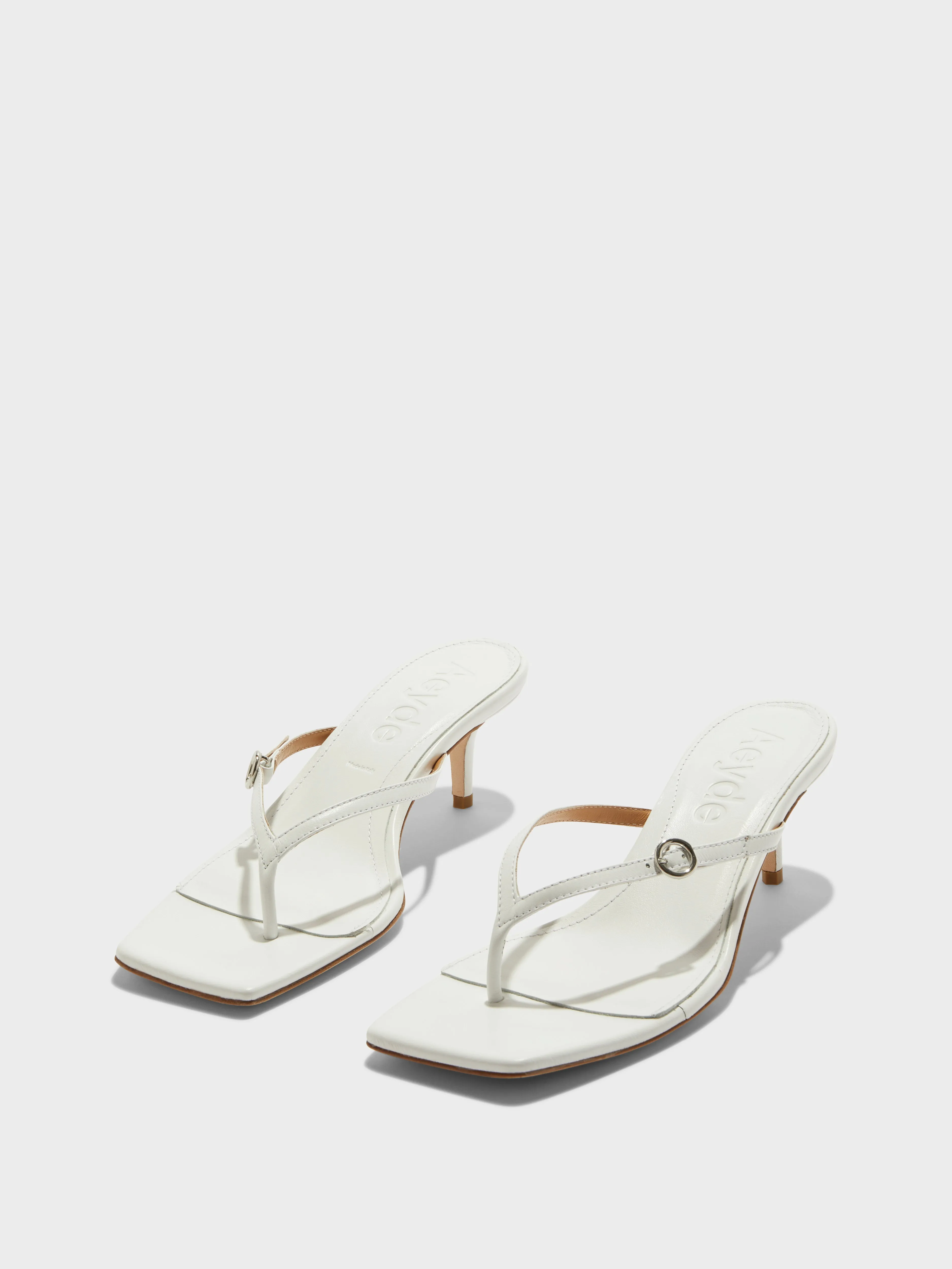 Leigh Leather Toe-Post Sandals sold by Aeyde product image thumbnail 2