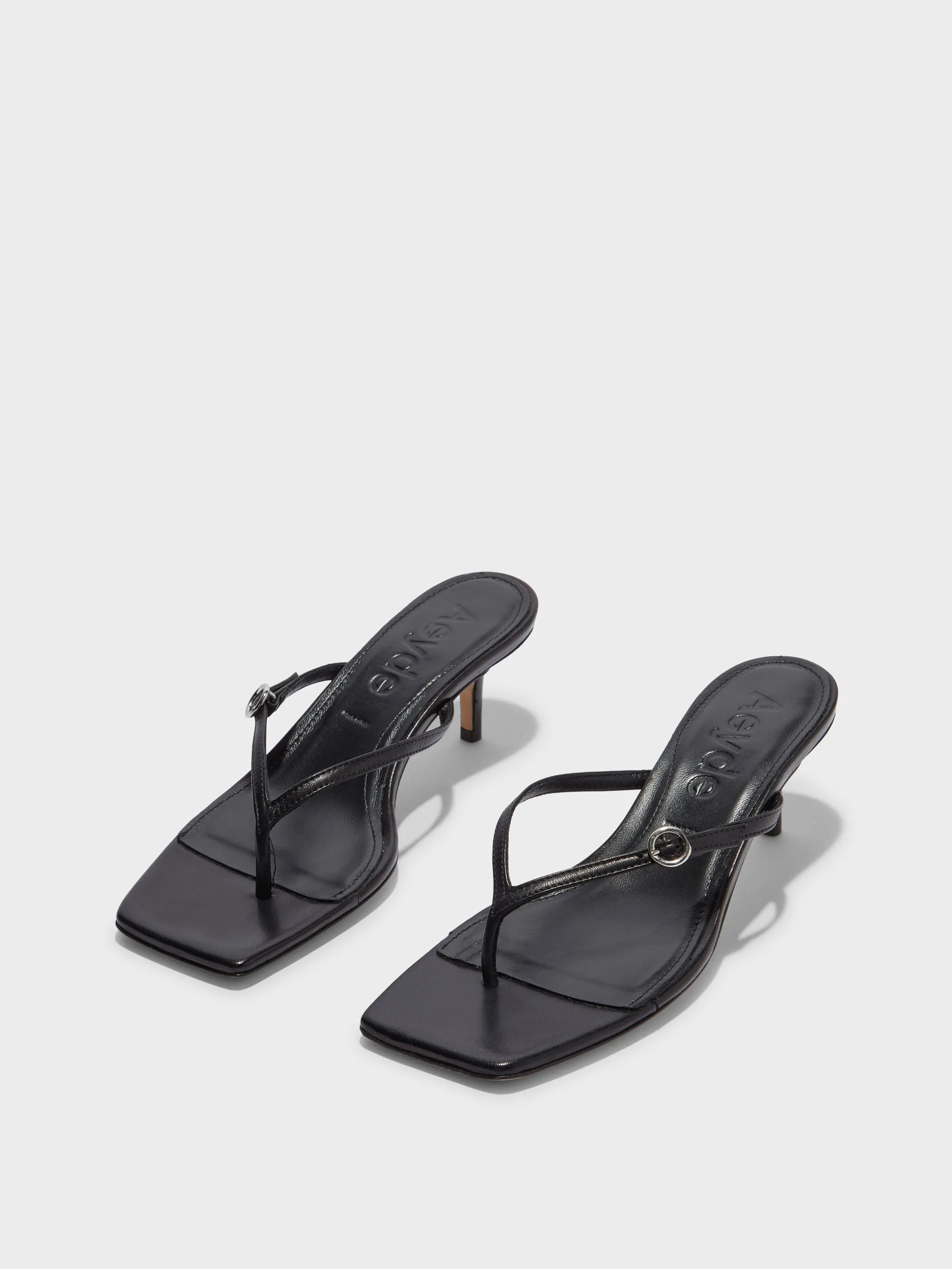 Leigh Leather Toe-Post Sandals sold by Aeyde product image thumbnail 2
