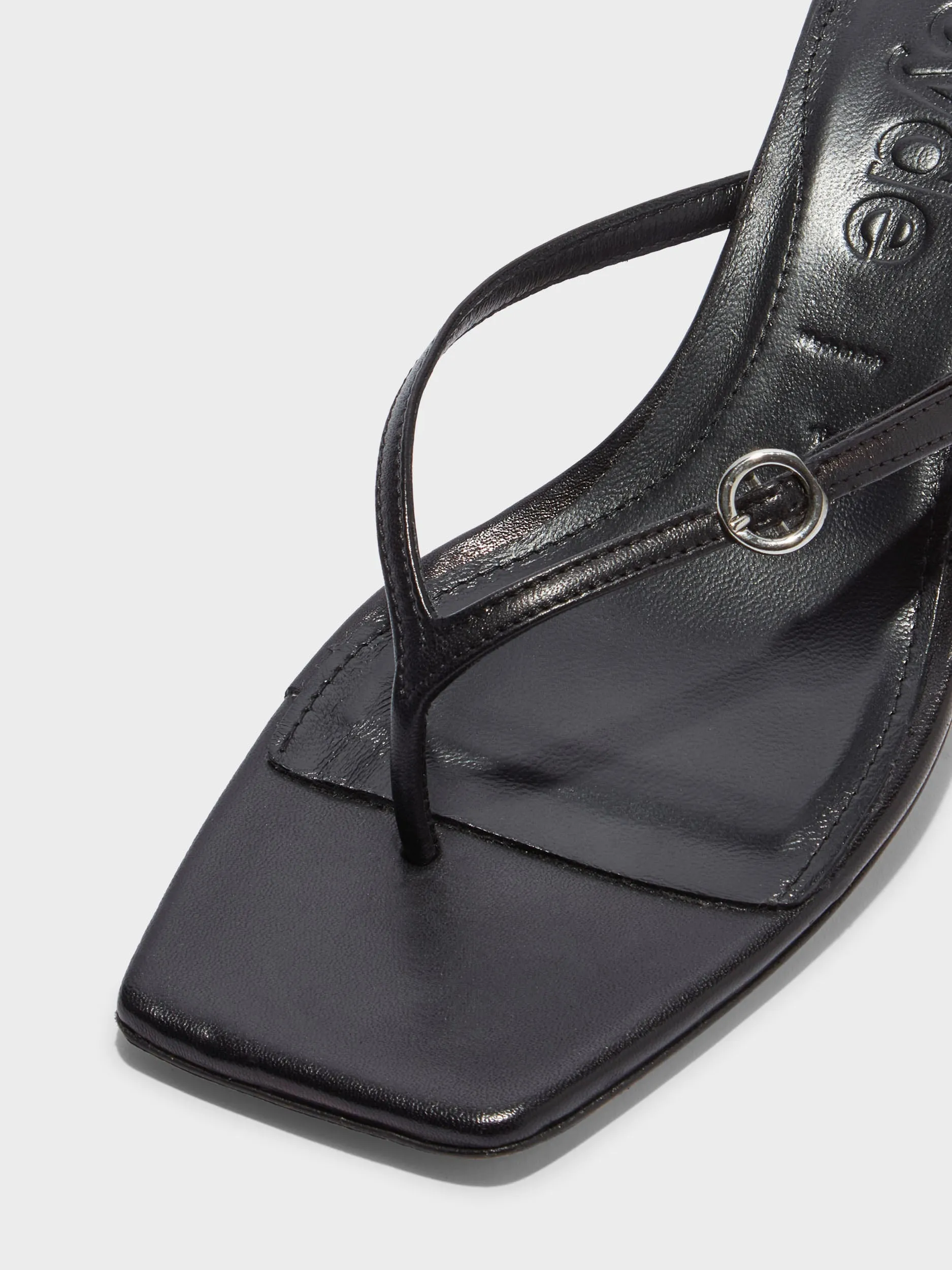 Leigh Leather Toe-Post Sandals sold by Aeyde product image thumbnail 3