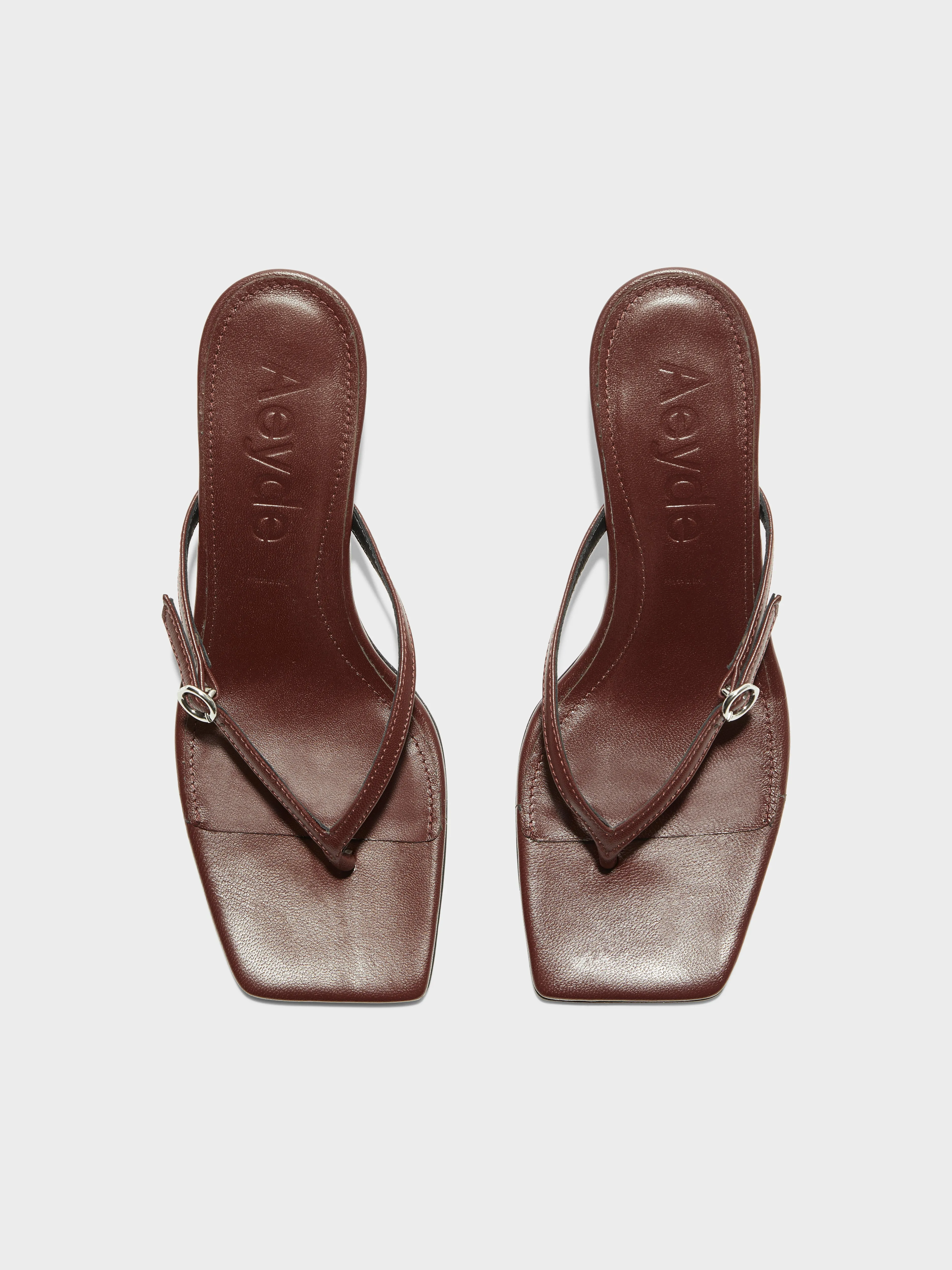 Leigh Leather Toe-Post Sandals sold by Aeyde product image thumbnail 5