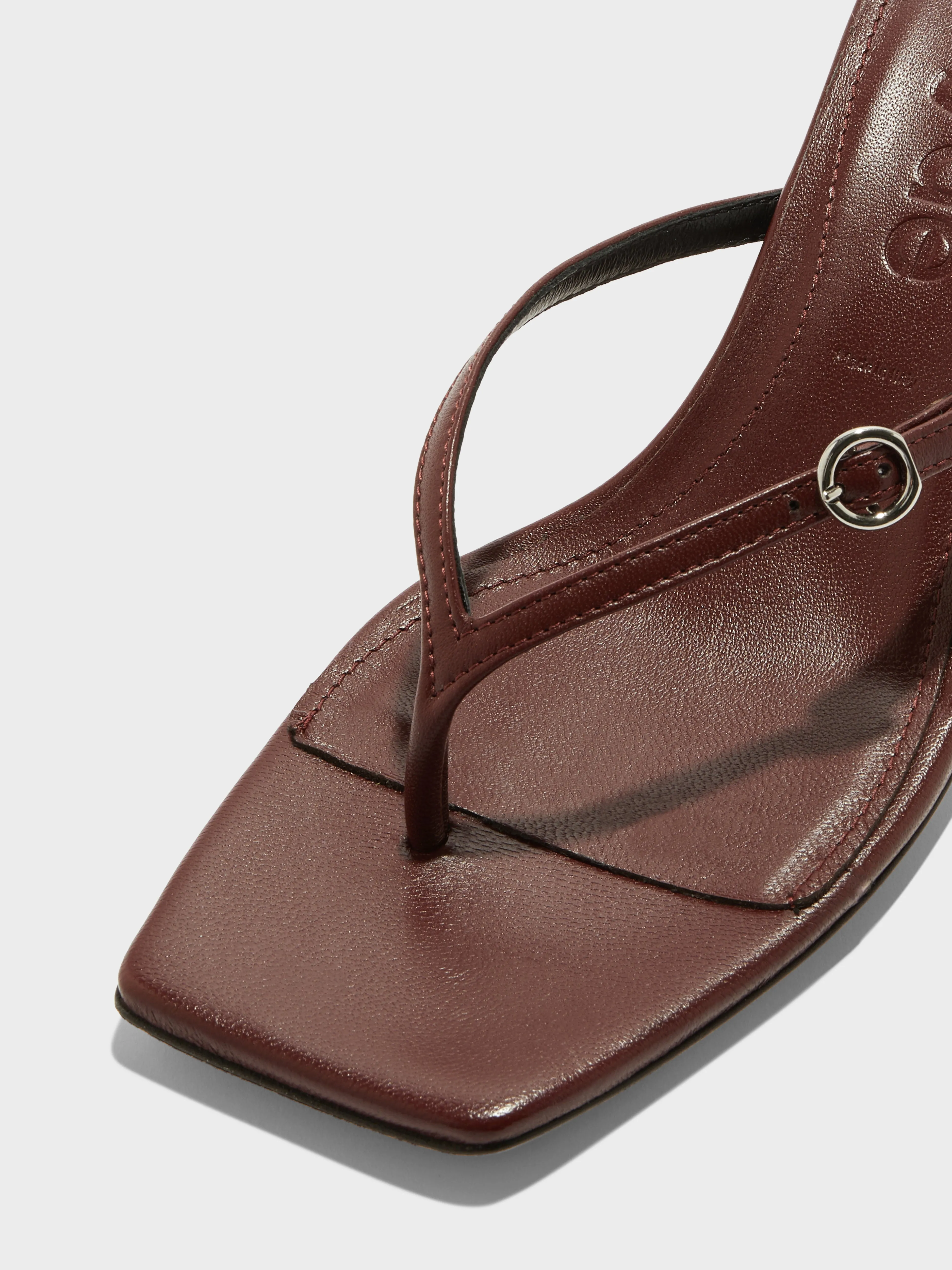 Leigh Leather Toe-Post Sandals sold by Aeyde product image thumbnail 3