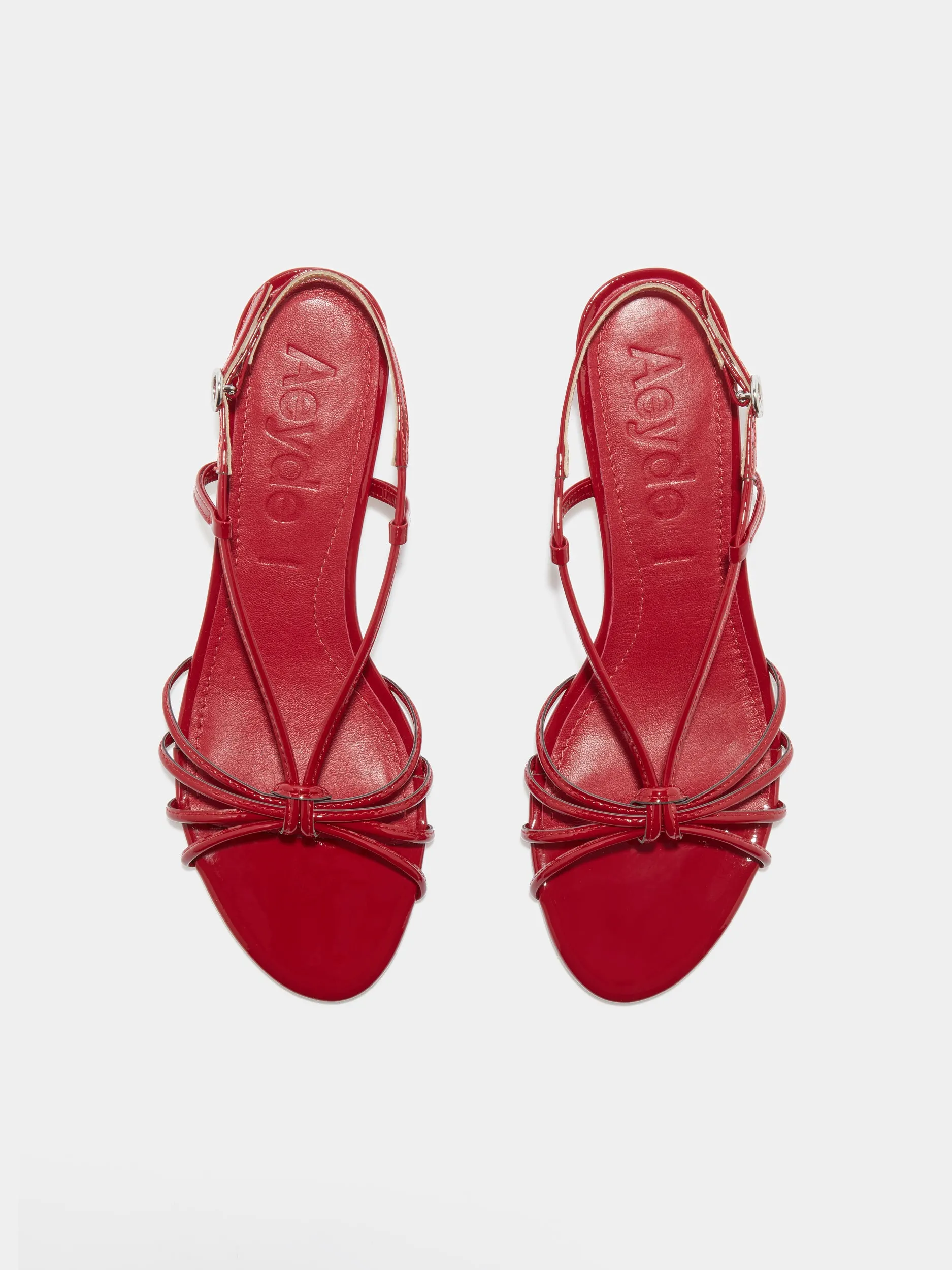 Rhonda Leather Kitten-Heel Sandals sold by Aeyde product image thumbnail 5