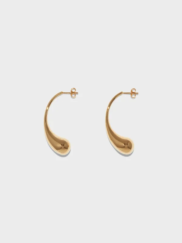 Ravi 18kt Gold-Plated Earrings sold by Aeyde