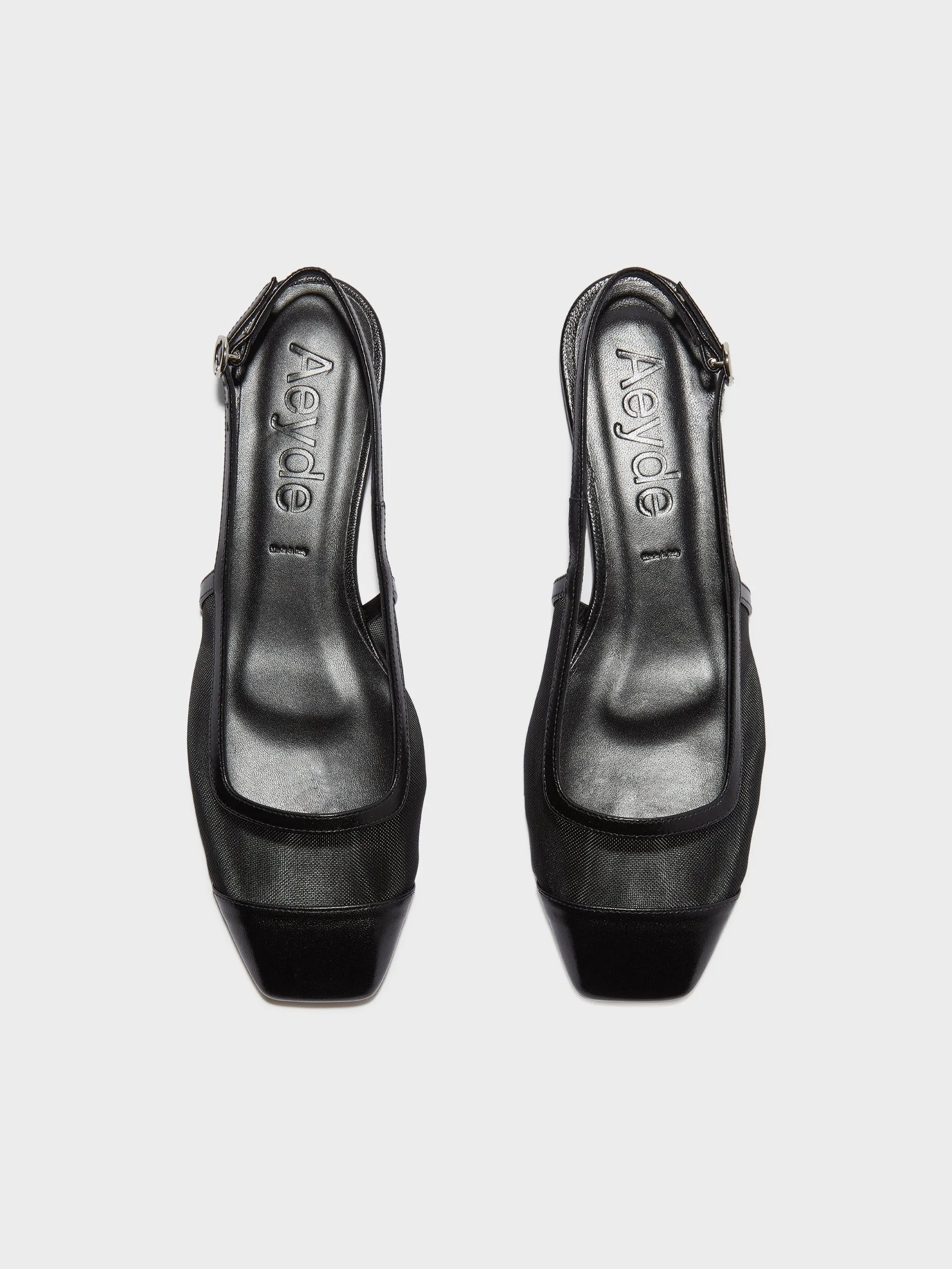 Geraldine Mesh Toe-Cap Slingbacks sold by Aeyde product image thumbnail 5