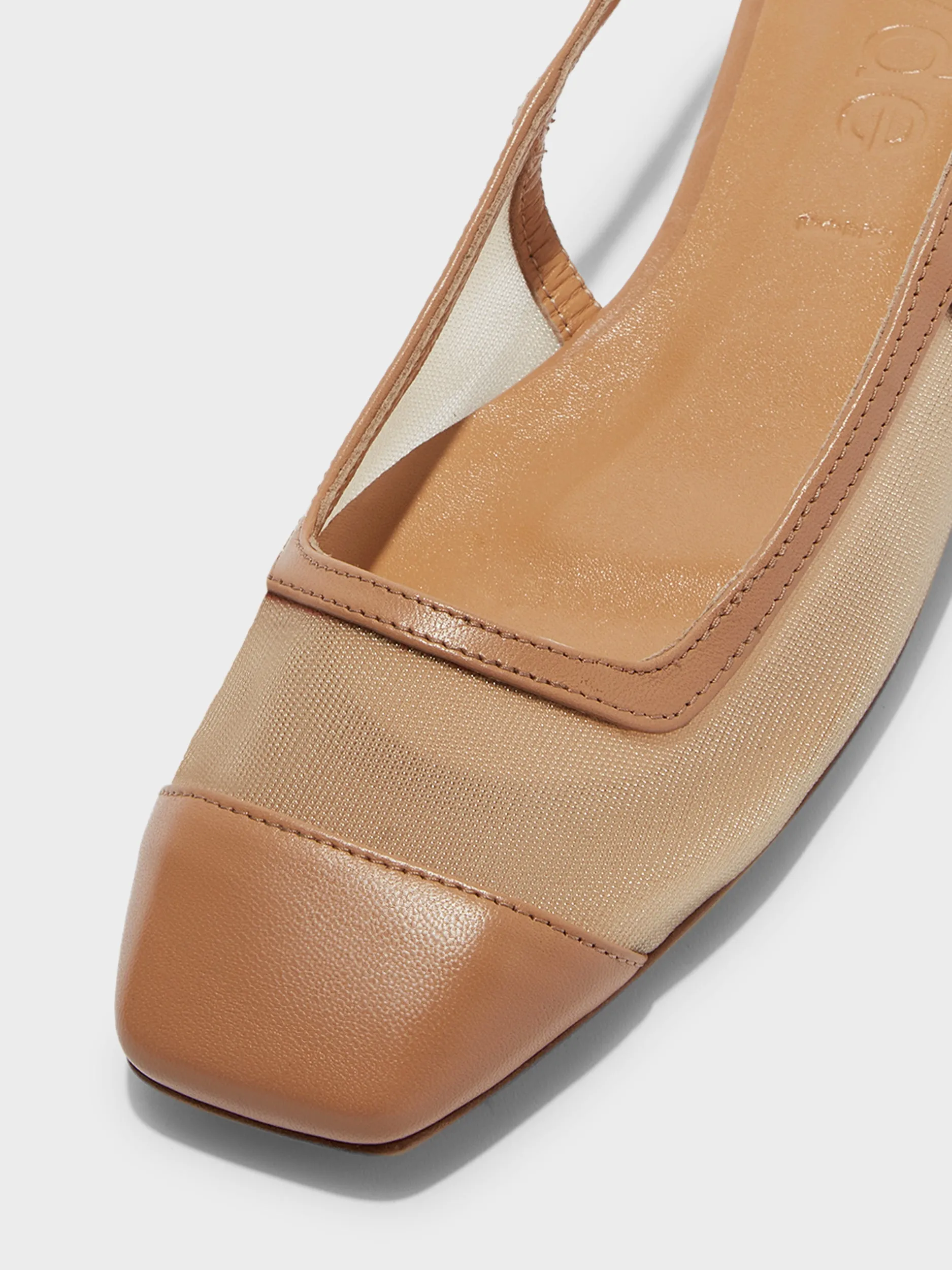 Geraldine Mesh Toe-Cap Slingbacks sold by Aeyde product image thumbnail 3