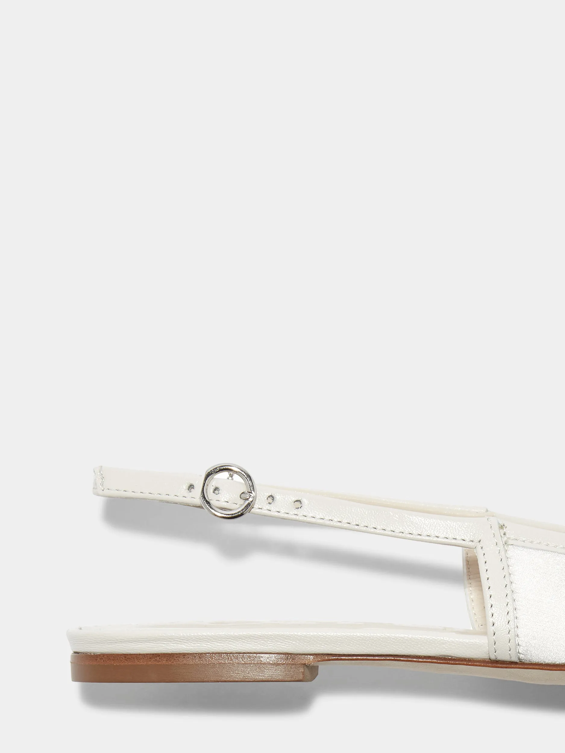 Geraldine Satin Toe-Cap Slingback sold by Aeyde product image thumbnail 5